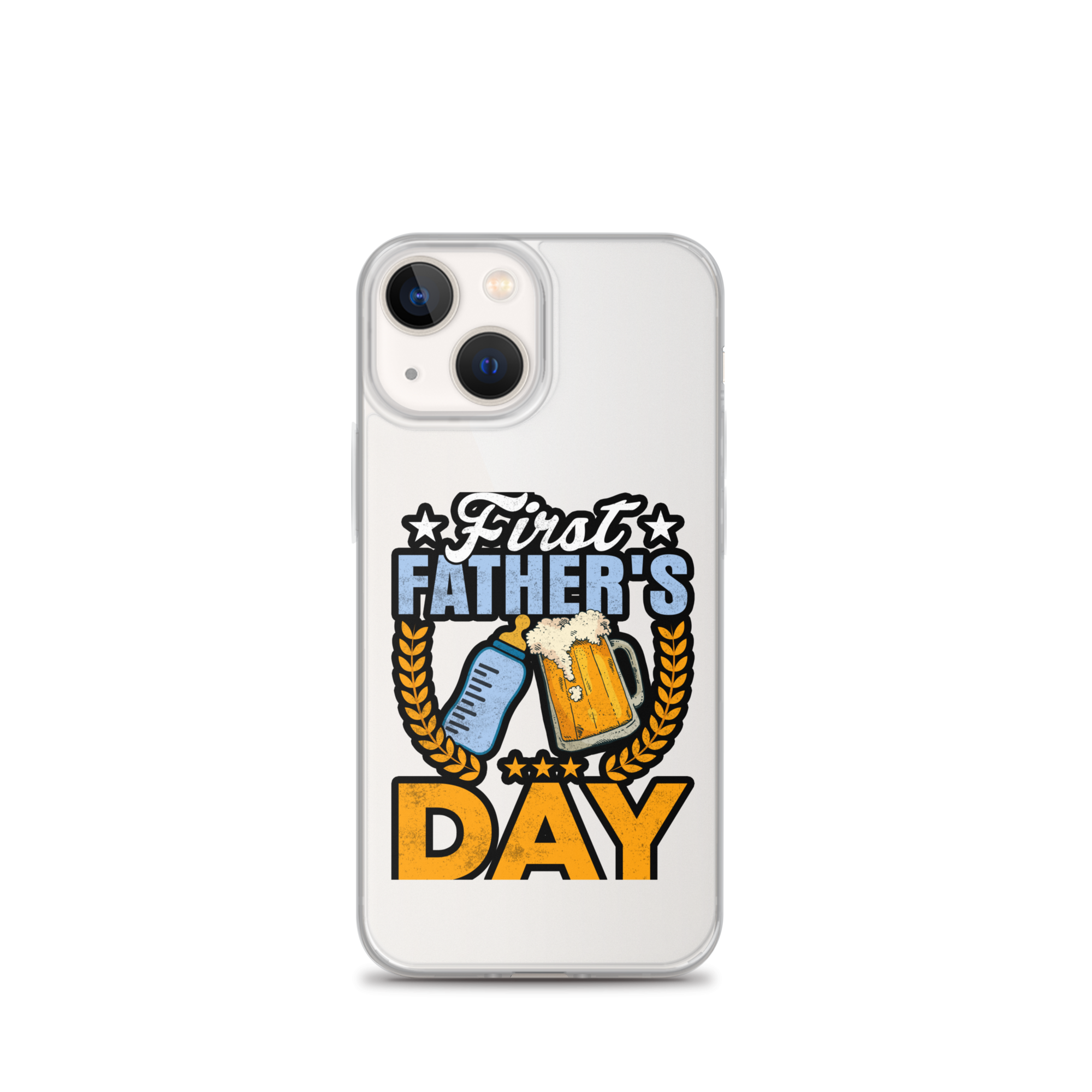 First Father's Day Clear Case for iPhone®