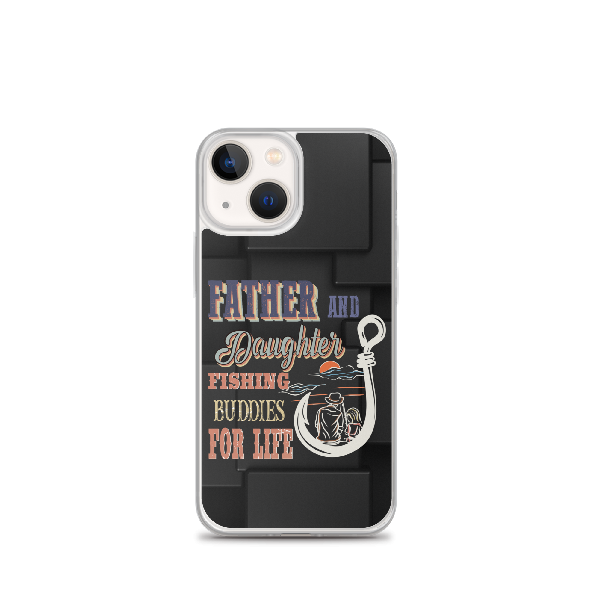 Father And Daughter Fishing Buddies For Life Clear Case for iPhone®