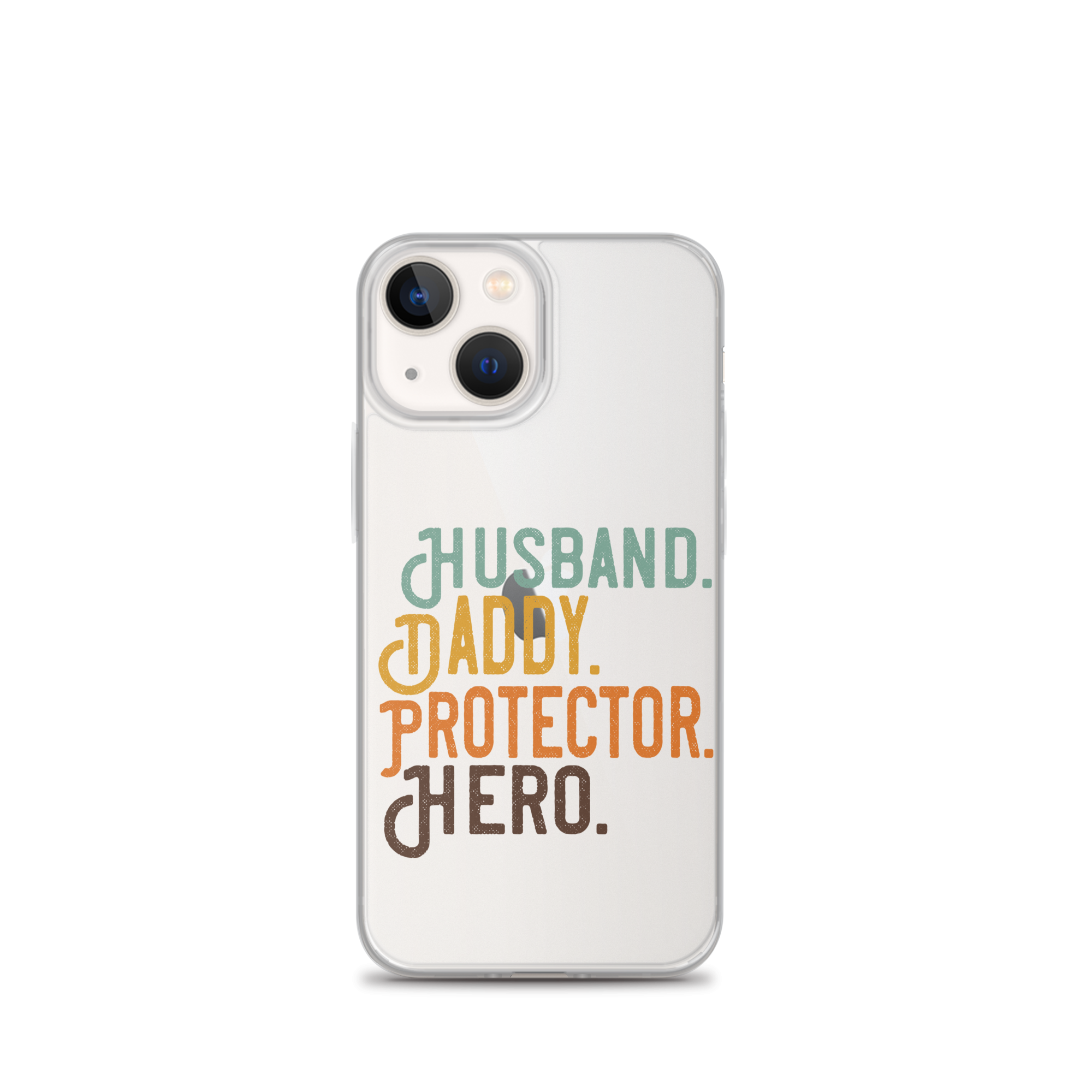 Husband. Daddy. Protector. Hero Clear Case for iPhone®