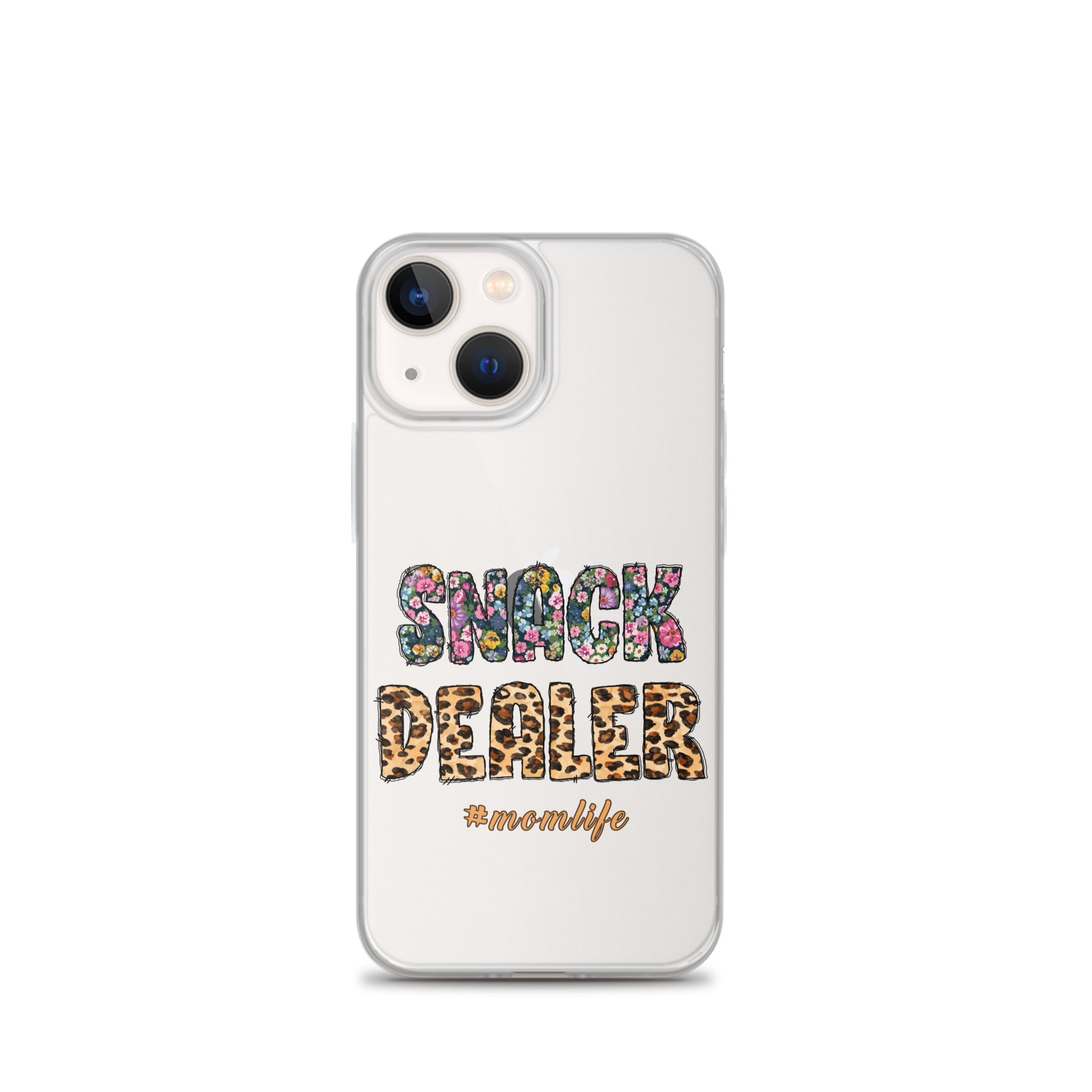 Snack Dealer #Momlife Clear Case for iPhone®