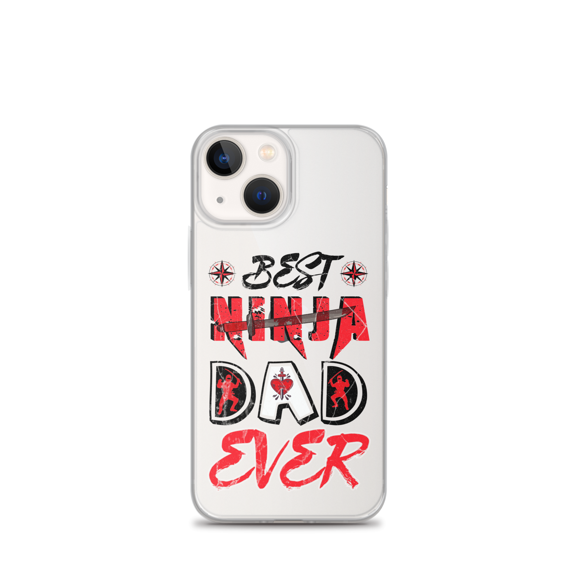 Best Ninja Dad Ever Clear Case for iPhone®