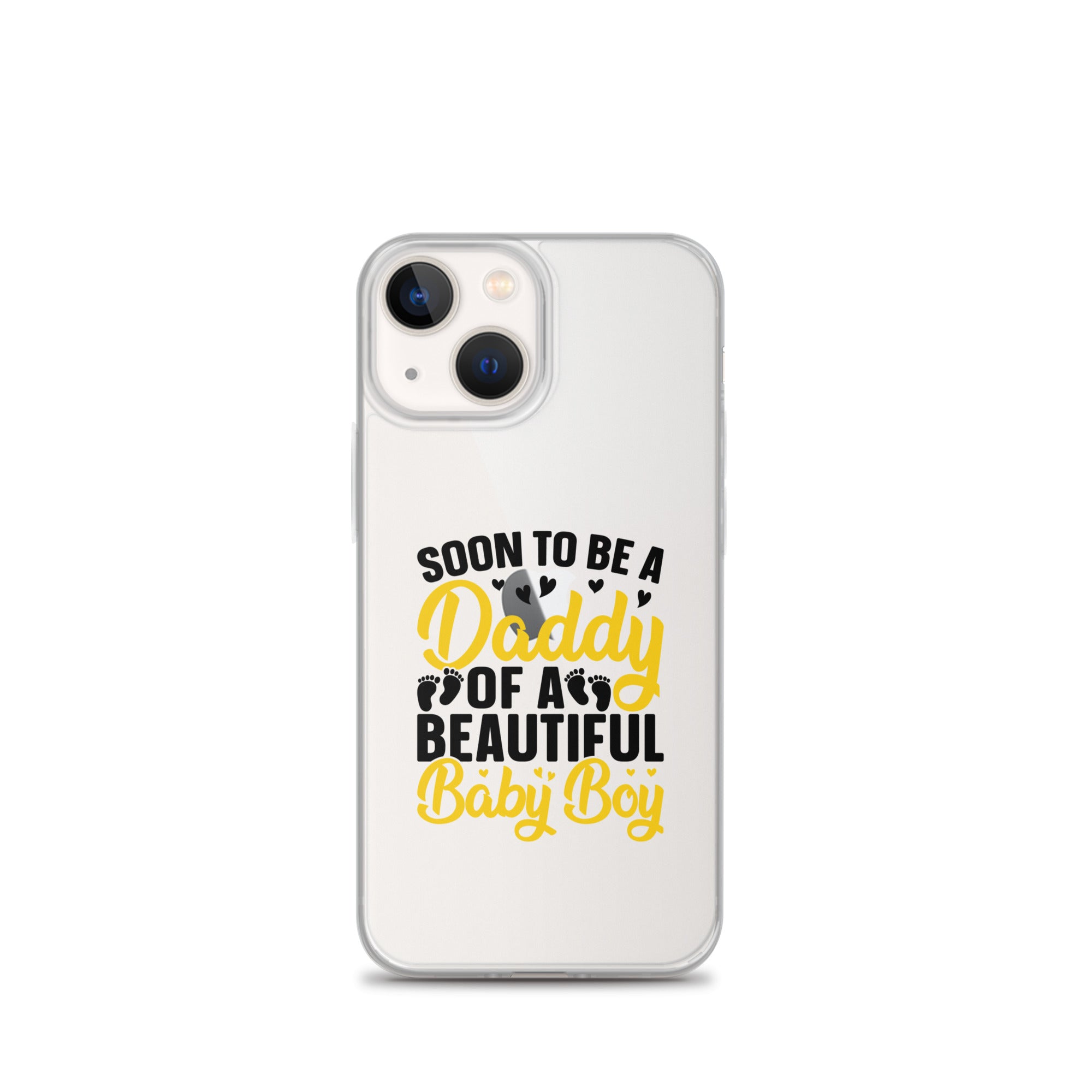 Soon To Be A Daddy For Boy Clear Case for iPhone®