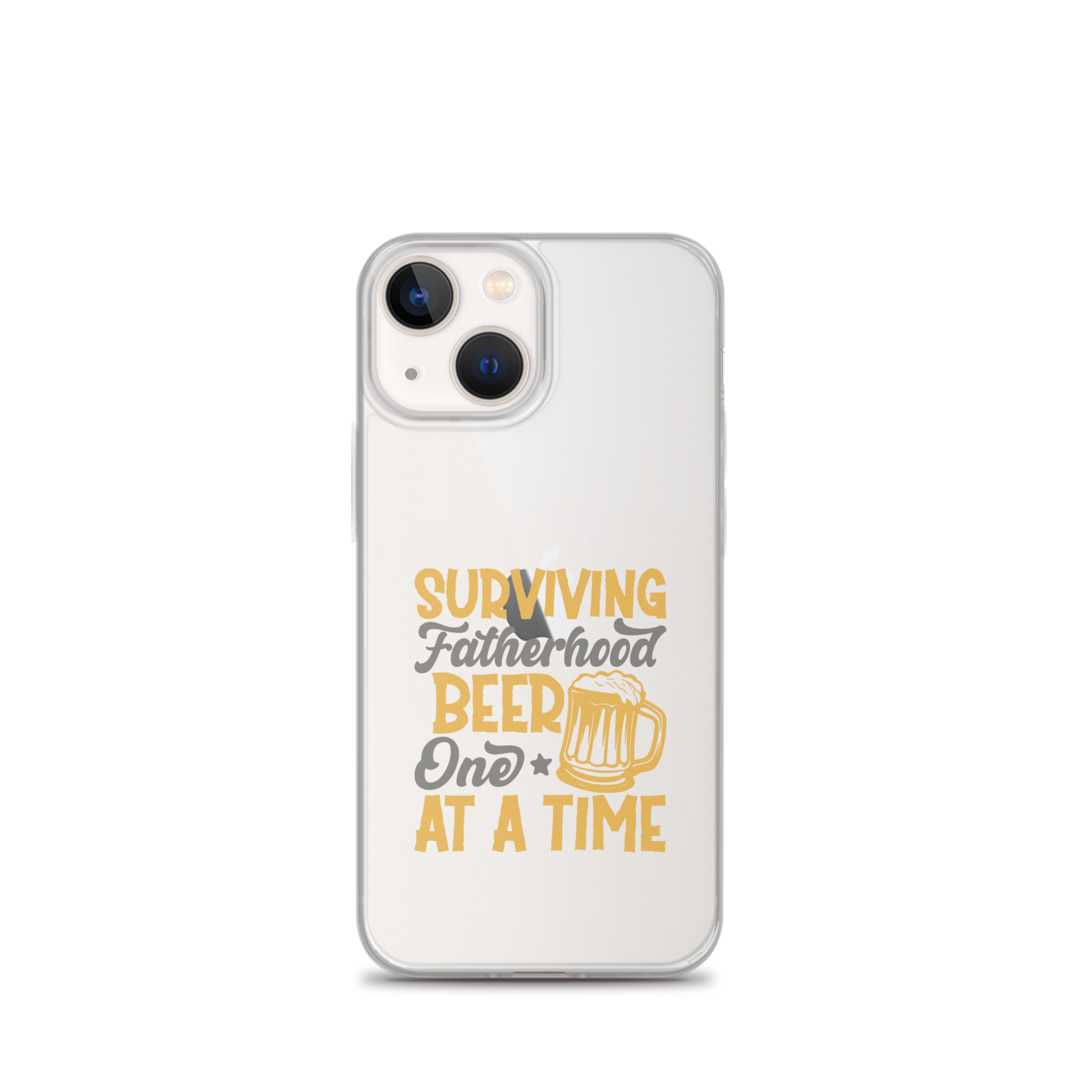 Surviving Fatherhood One Beer At A time Clear Case for iPhone®