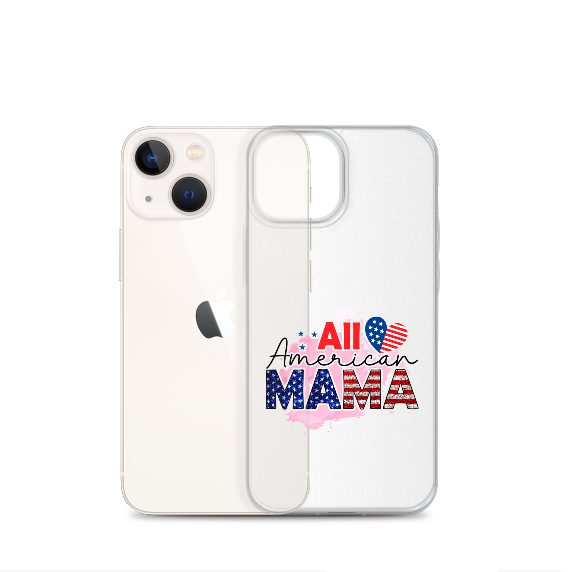 All American Mama Clear Case for iPhone®