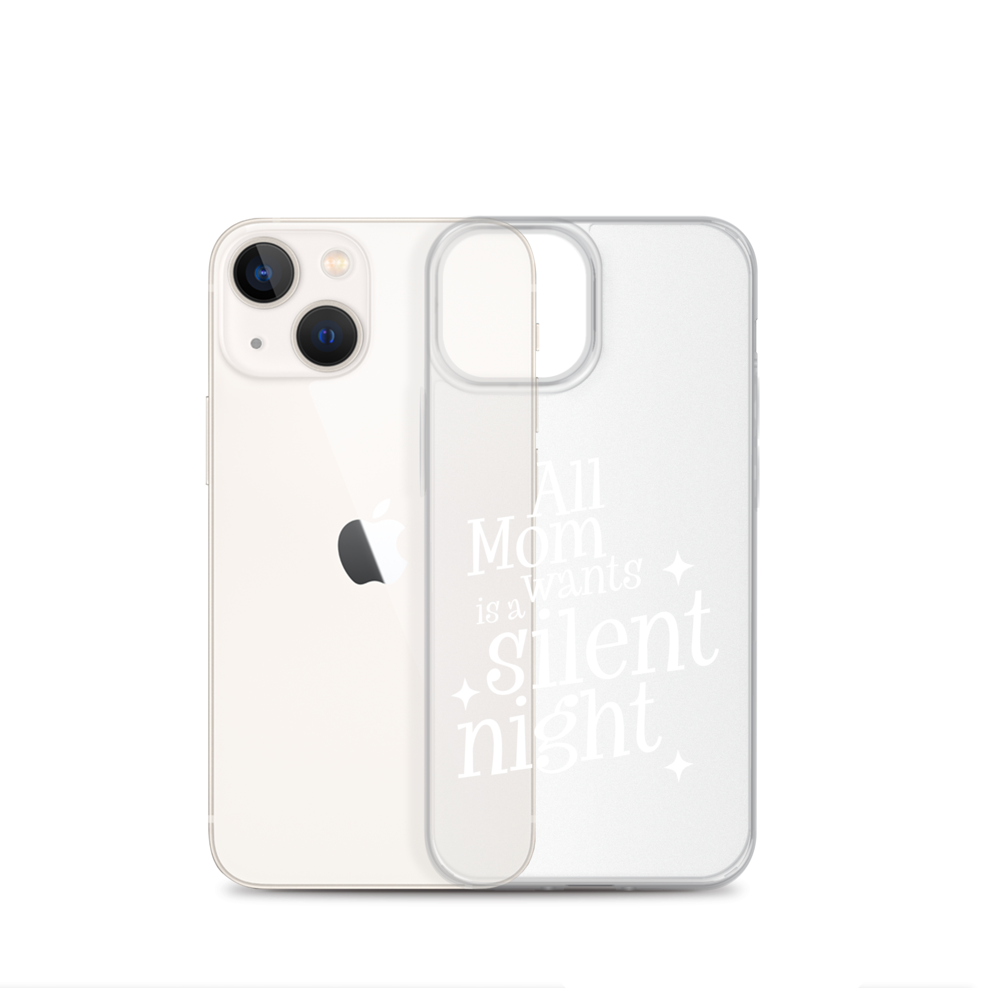 All Mama Wants Is A Silent Night Clear Case for iPhone®