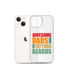 Awesome Dads Tattoos Beards Clear Case for iPhone®