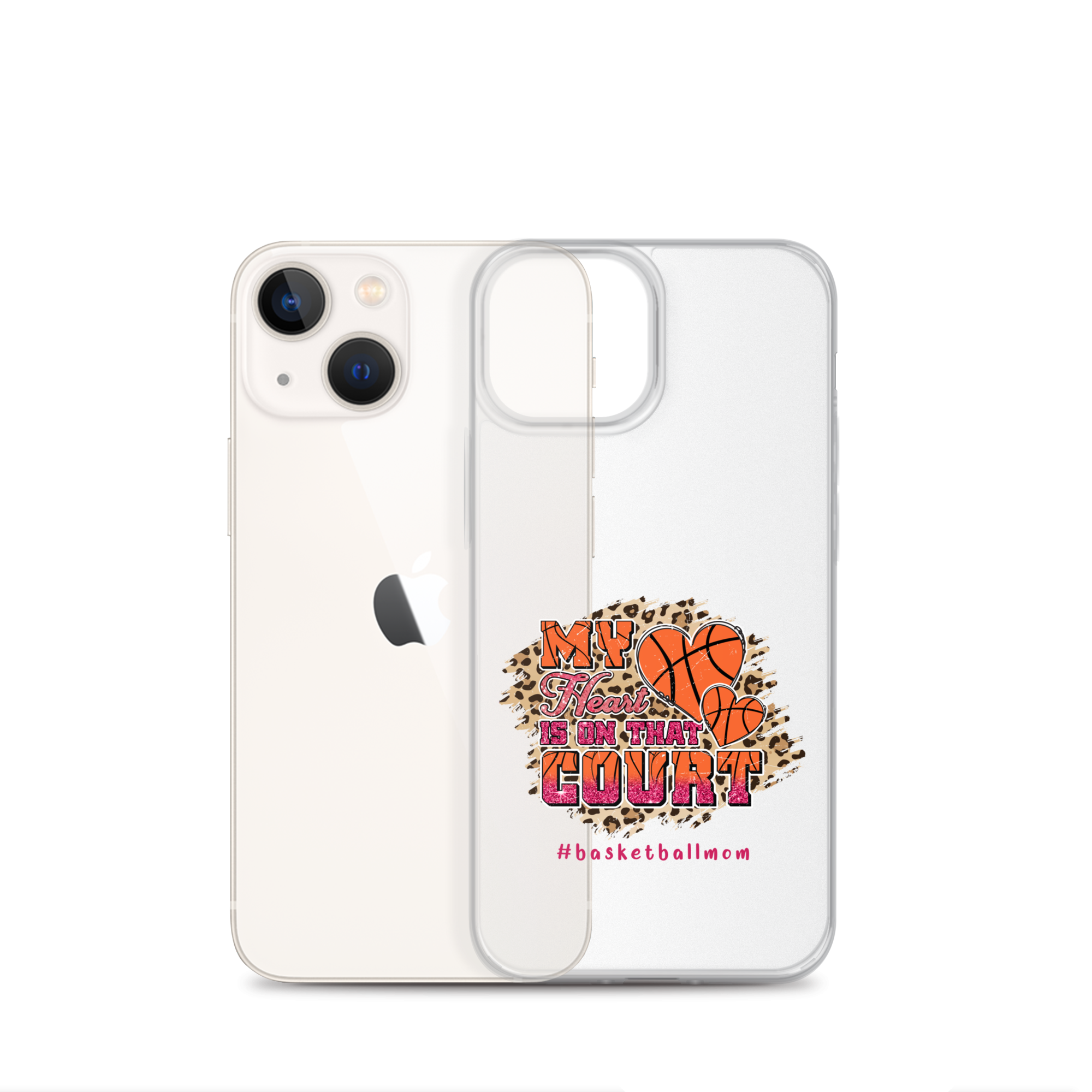 My Heart Is On That Court Clear Case for iPhone®