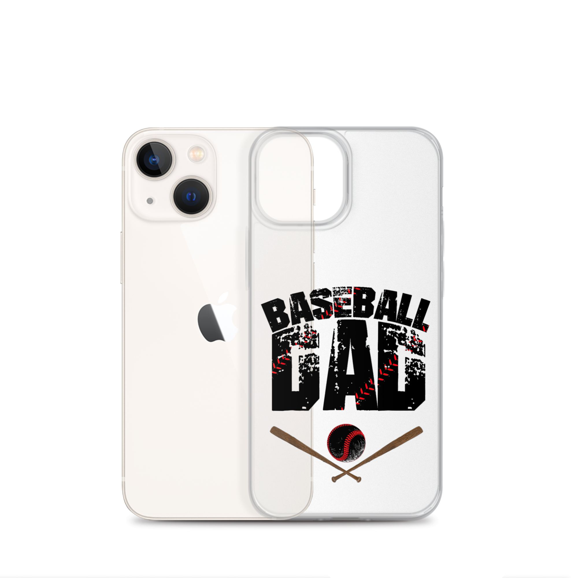 Baseball Dad Clear Case for iPhone®