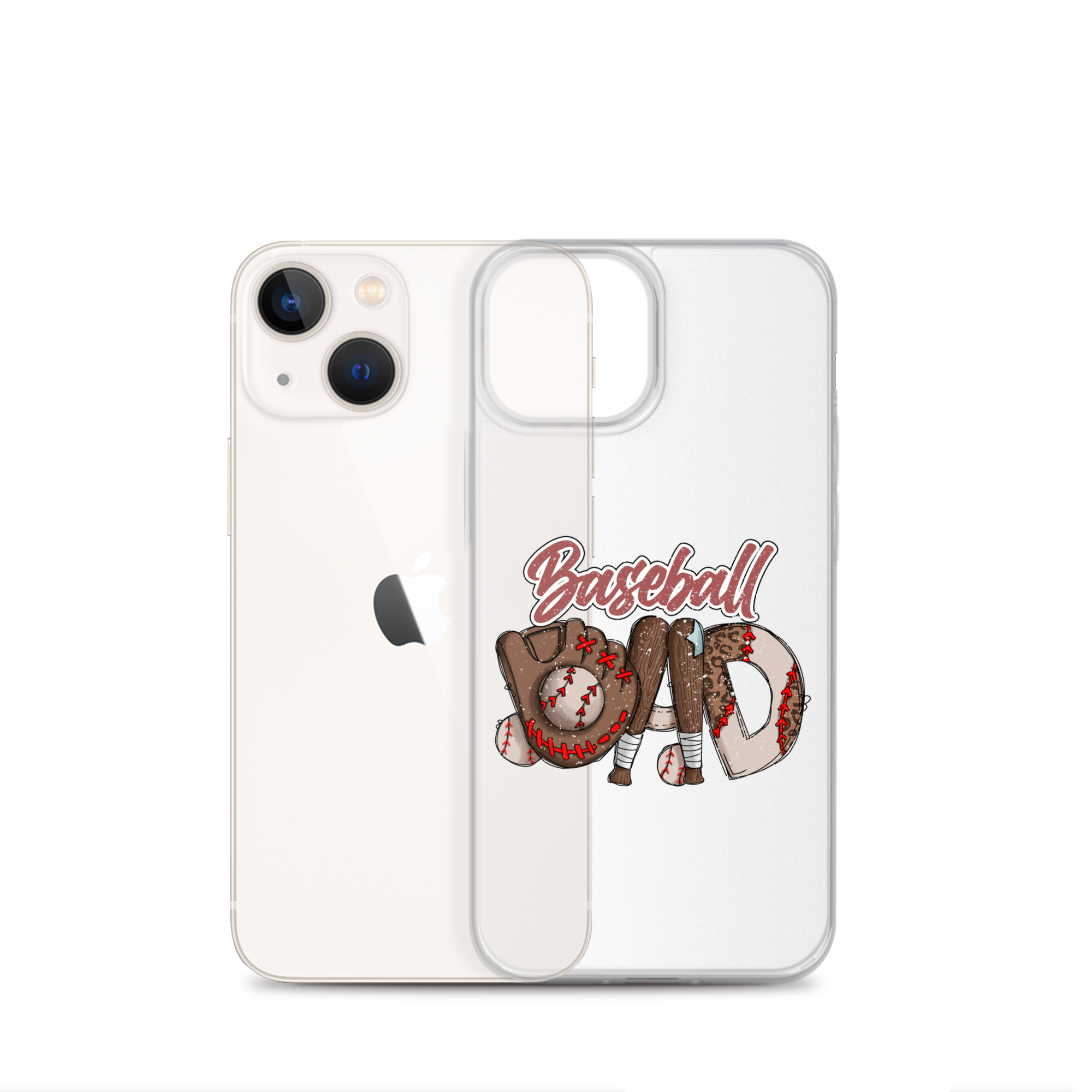 Baseball Dad Clear Case for iPhone®