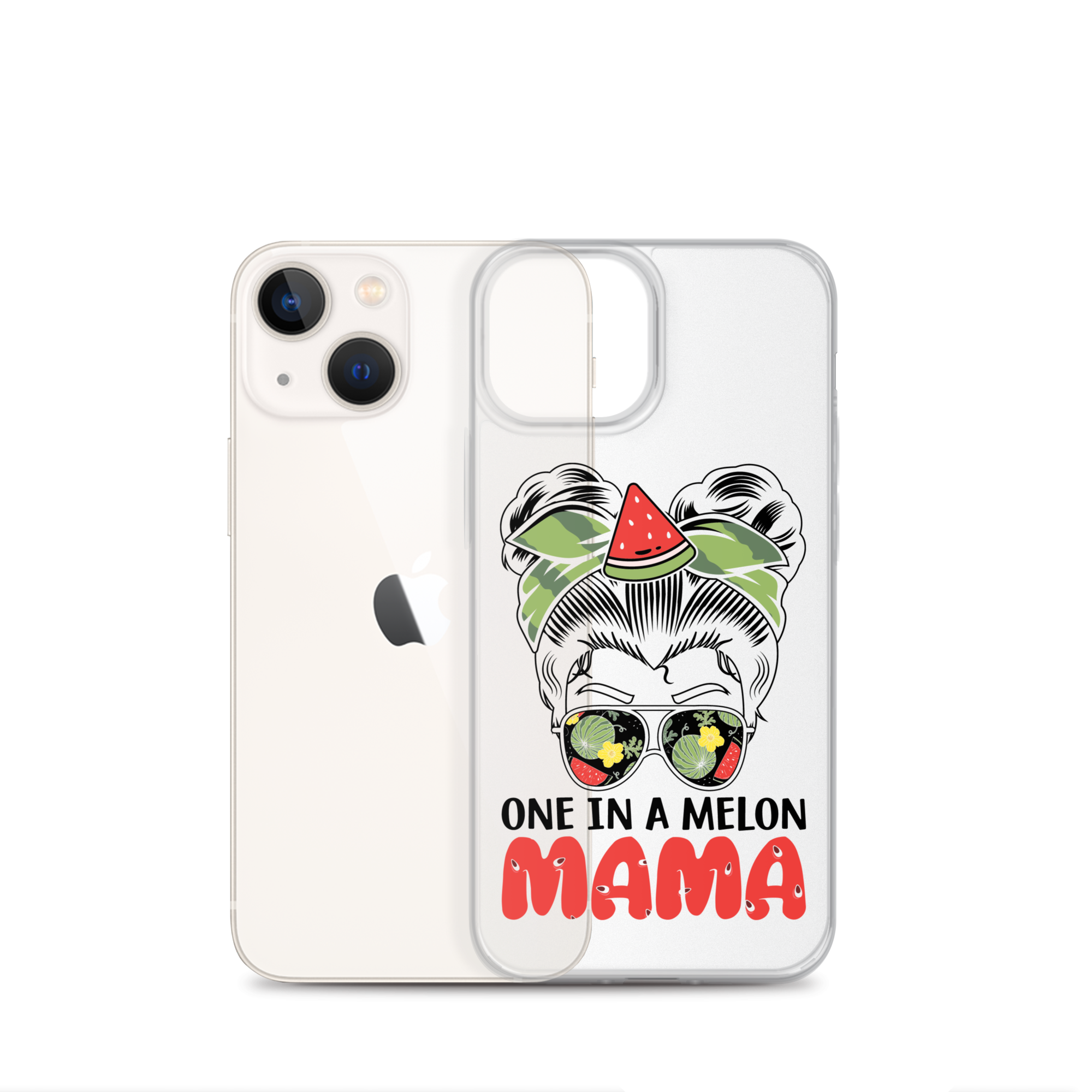 One In A Melon Mama Clear Case for iPhone®