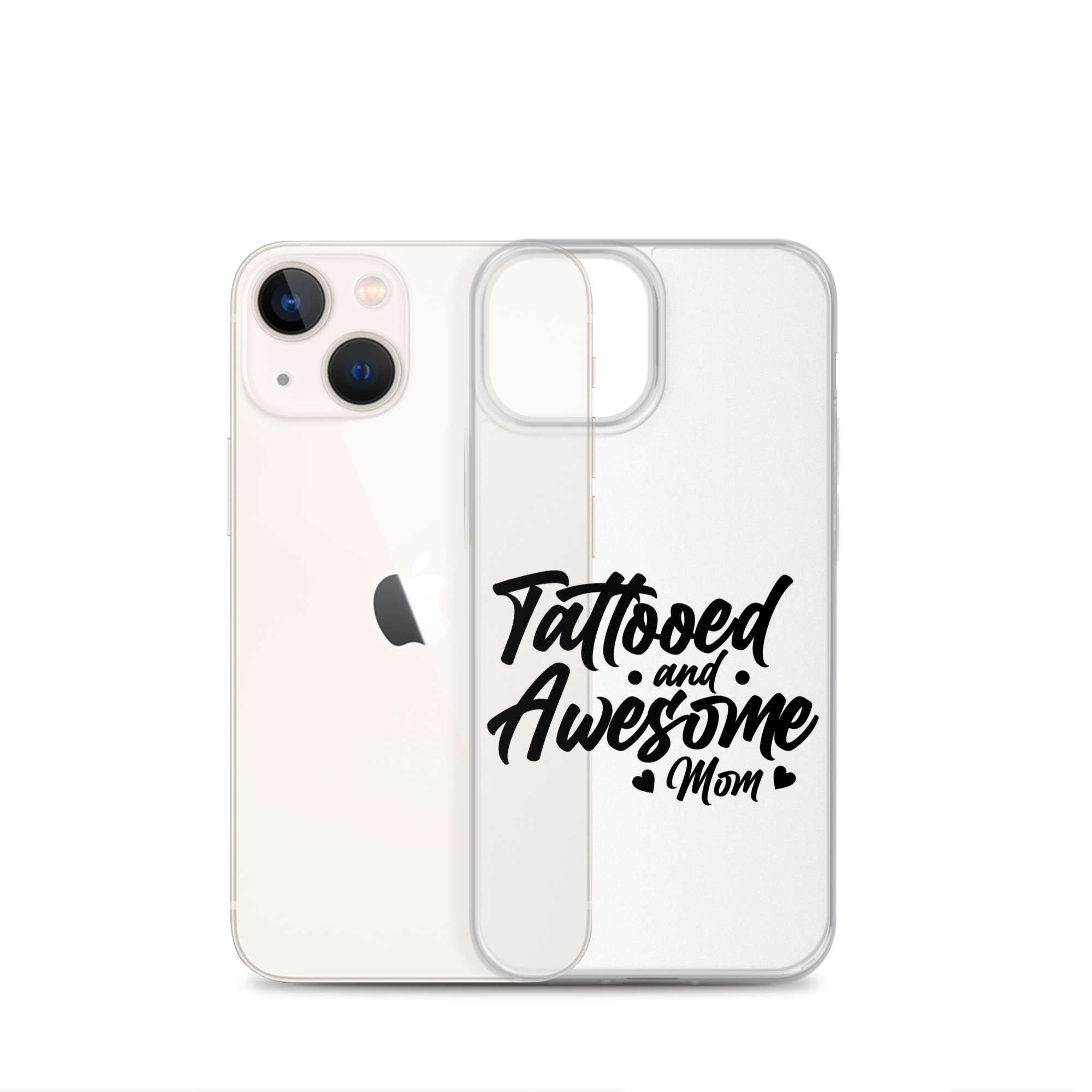 Tattooed And Awesome Mom Clear Case for iPhone®