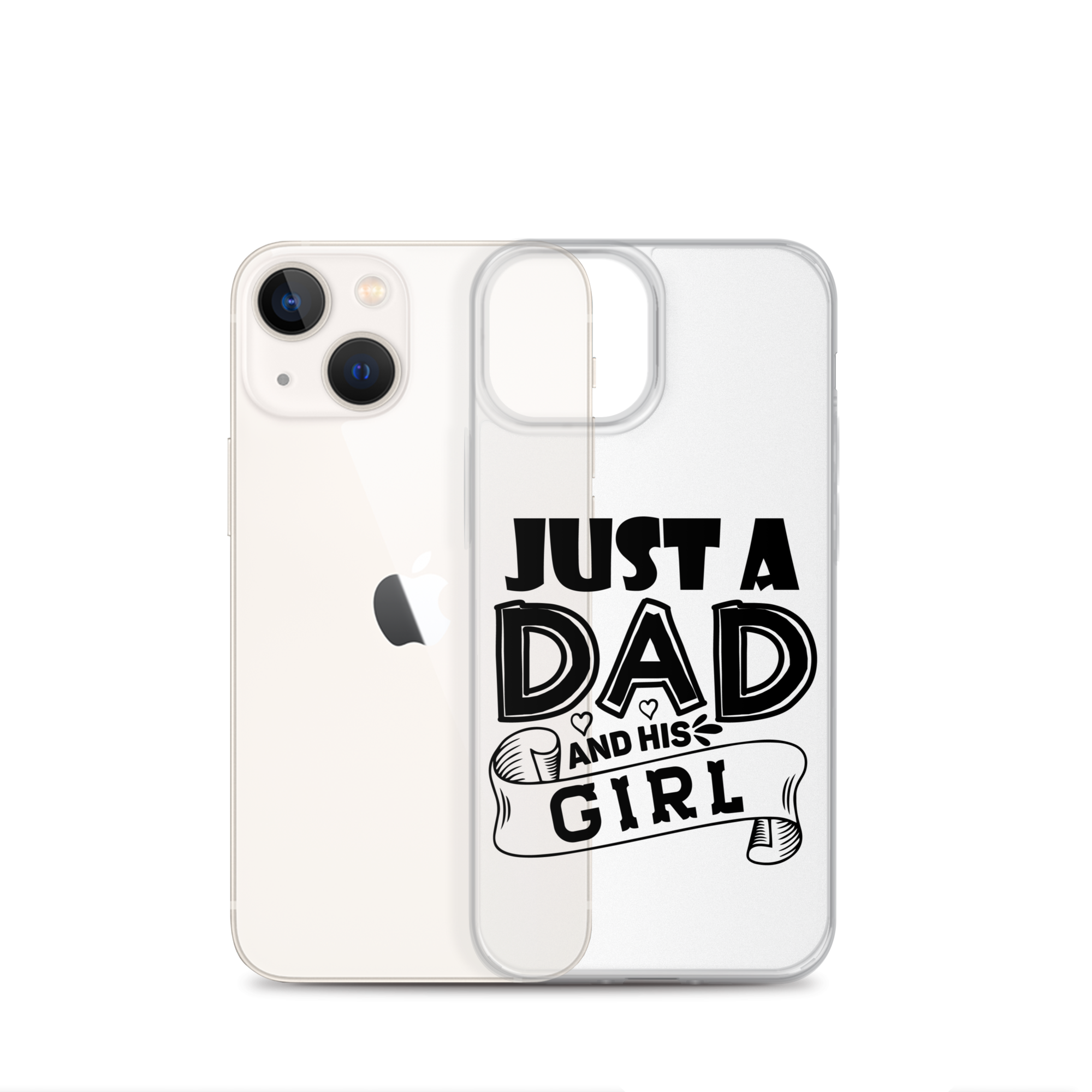 Just A Dad And His Girl Clear Case for iPhone®