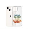 Dada Daddy Dad Father Bruh Clear Case for iPhone®