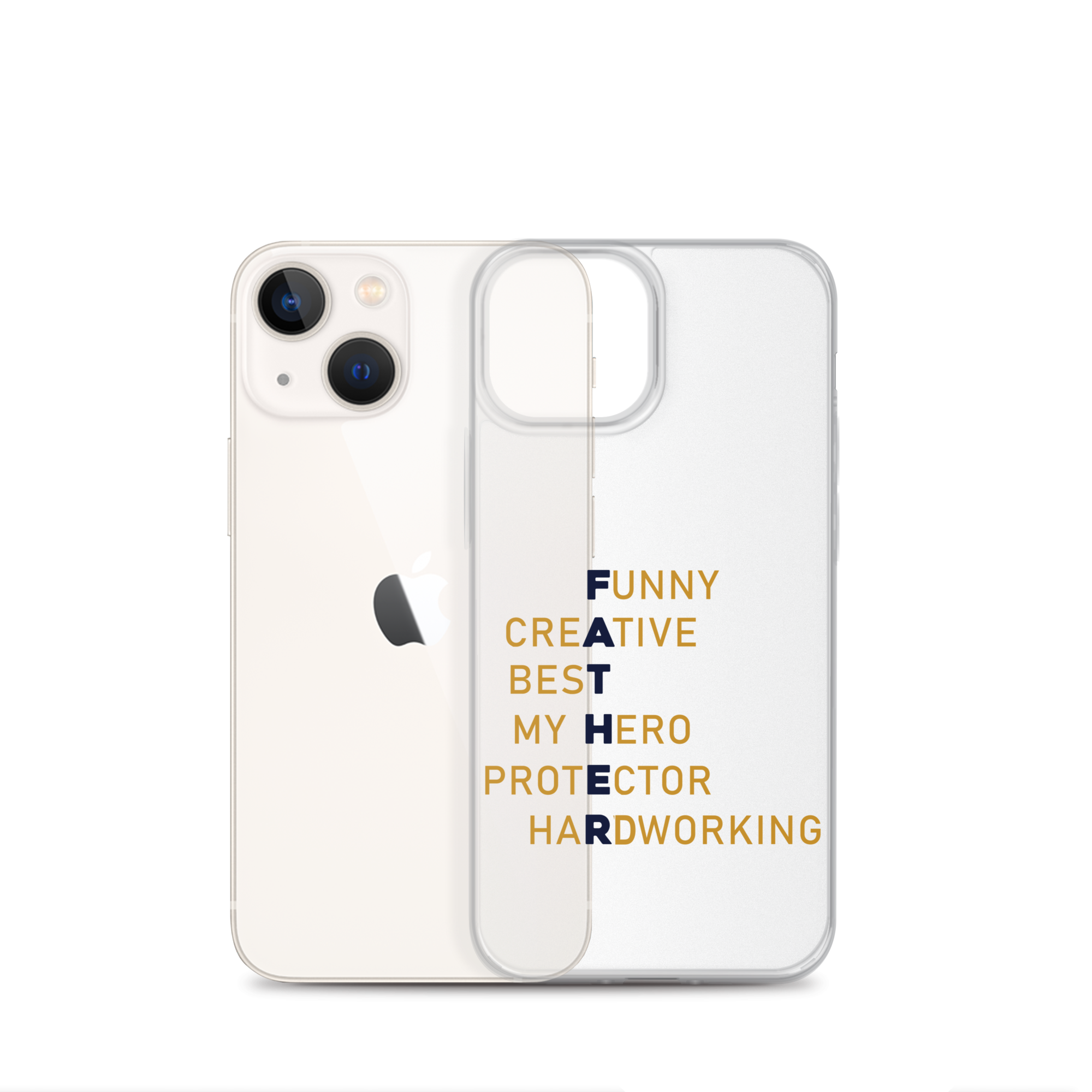 Funny Creative Best My Hero Protector HardWorking Clear Case for iPhone®