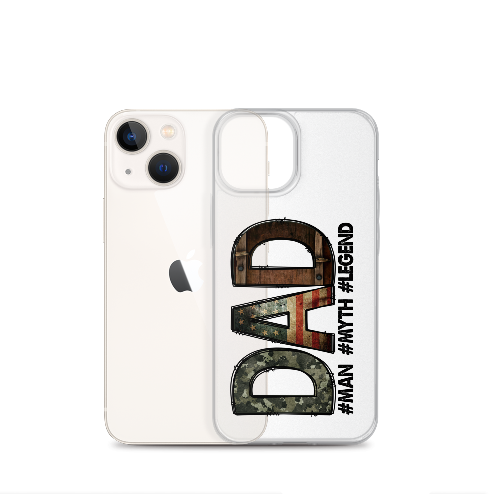 Dad #Man #Myth #Legend Clear Case for iPhone®