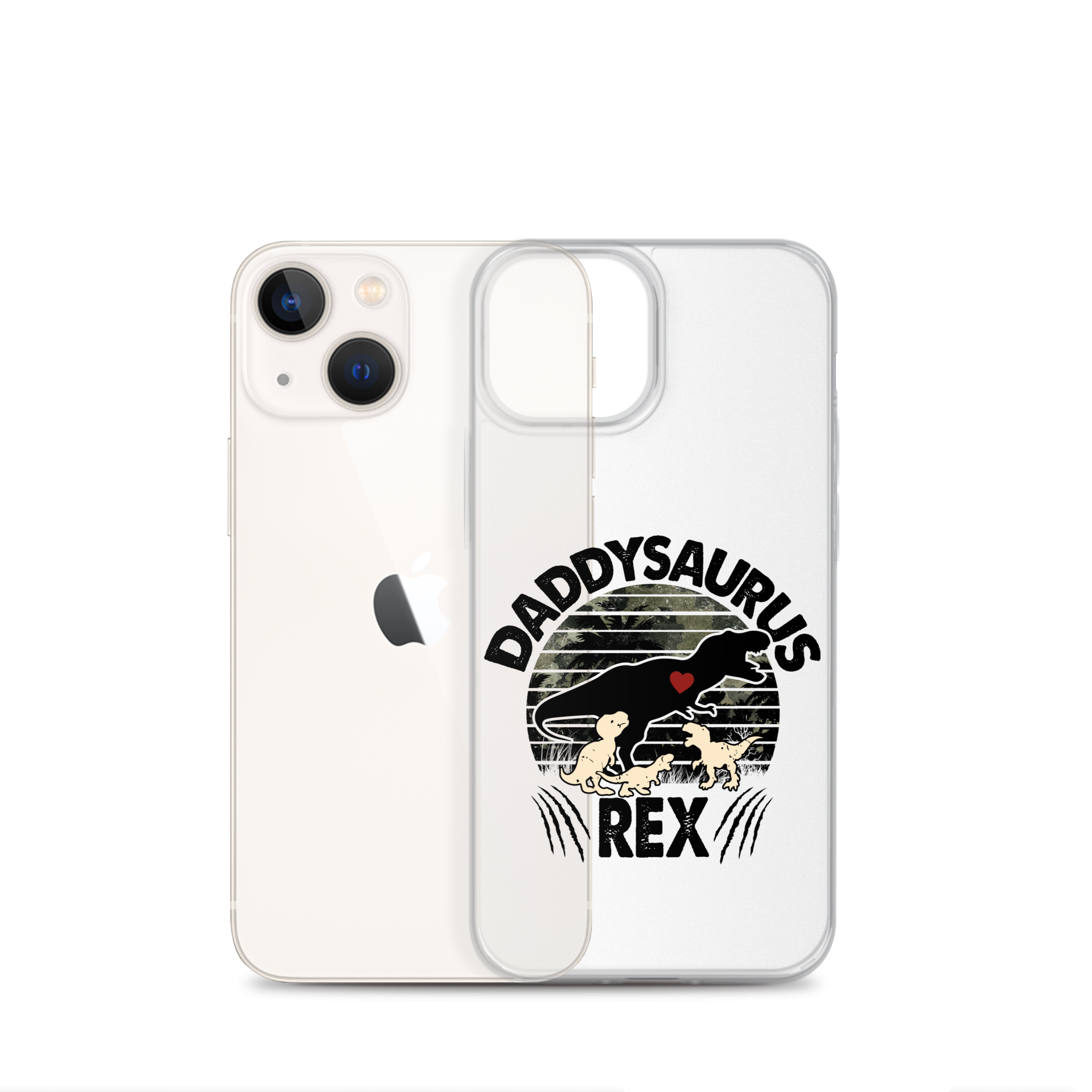 Daddysaurus Rex Clear Case for iPhone®