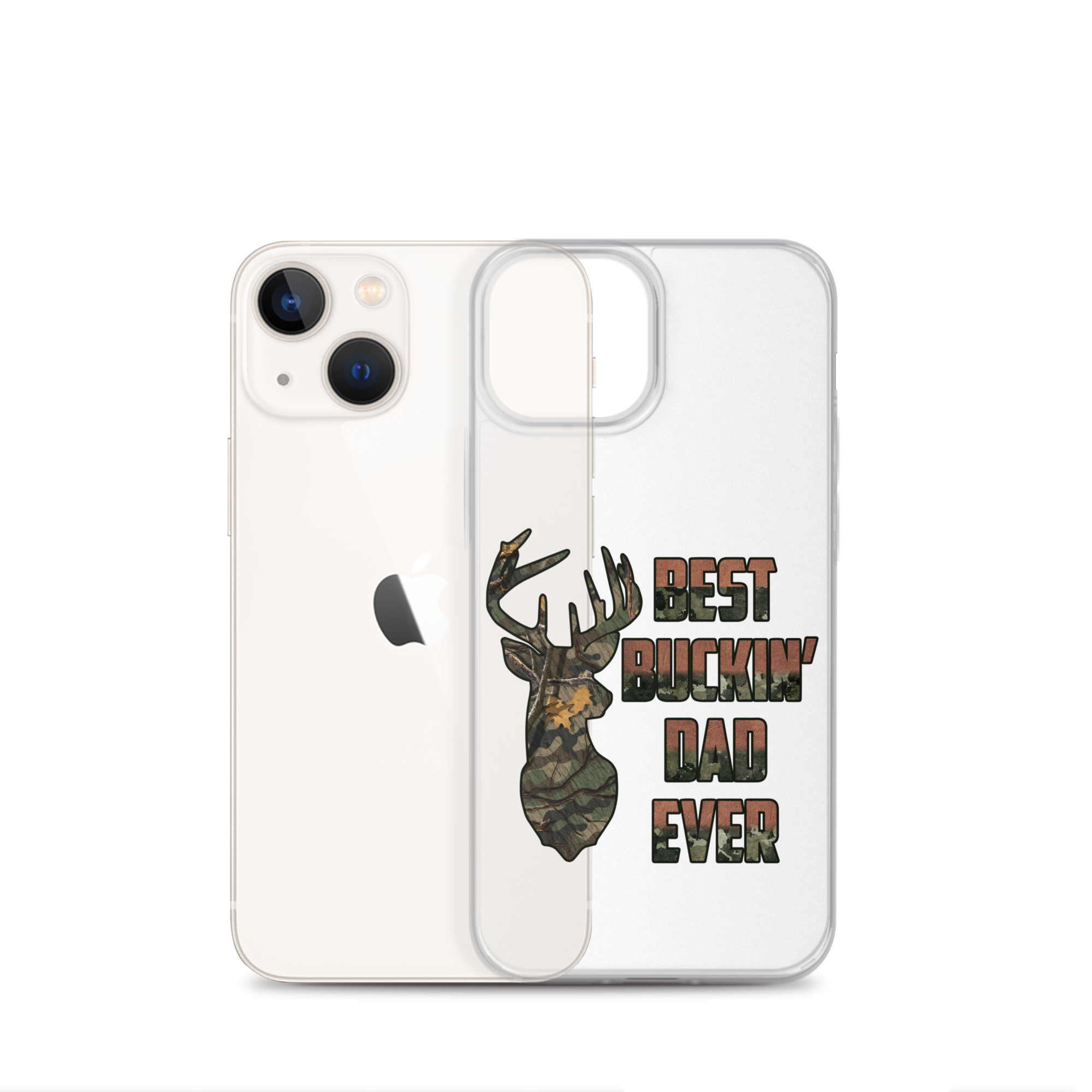 Best Buckin' Dad Ever Clear Case for iPhone®