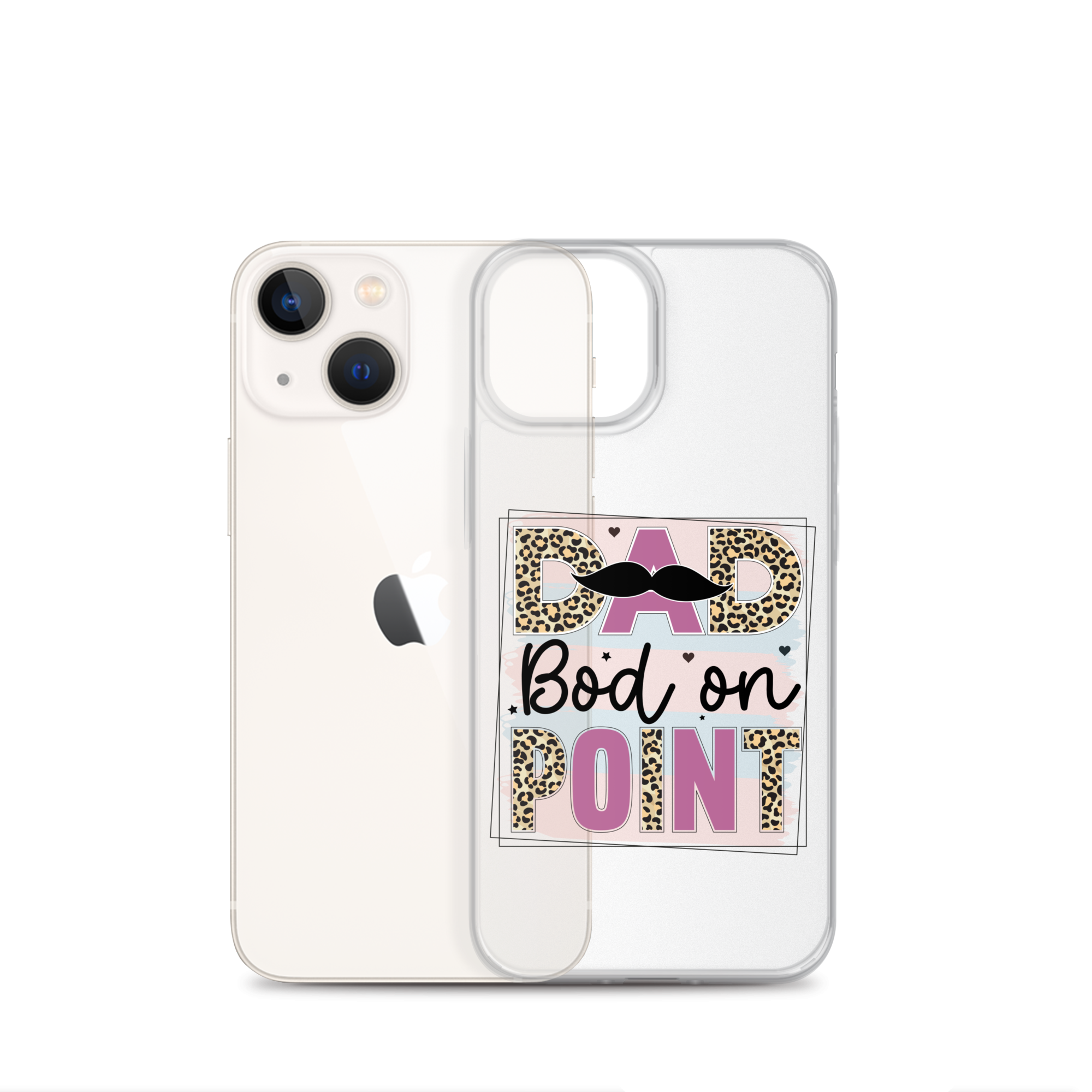 Dad Bod On Point Clear Case for iPhone®