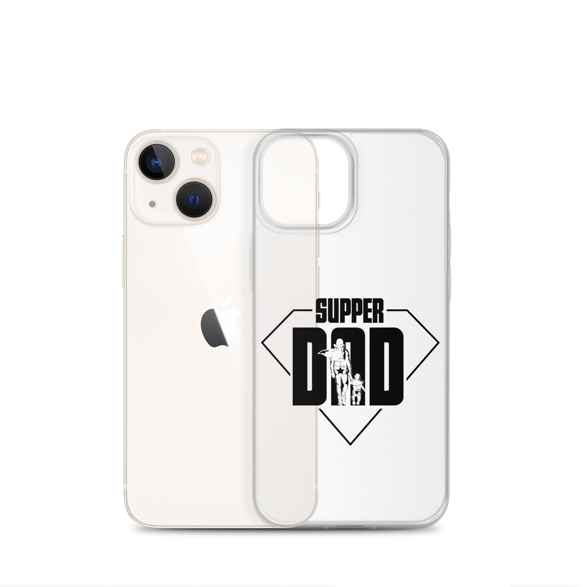 Super Dad Clear Case for iPhone®