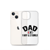 Dad Of 1 Boy And 2 Girls Clear Case for iPhone®