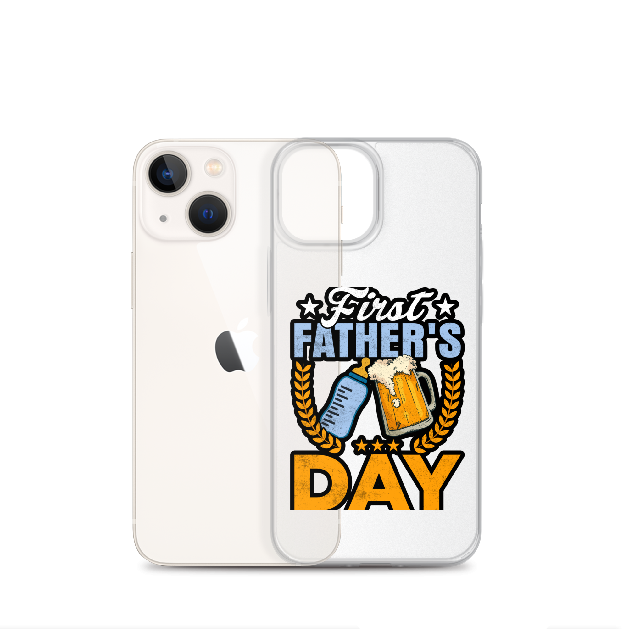 First Father's Day Clear Case for iPhone®