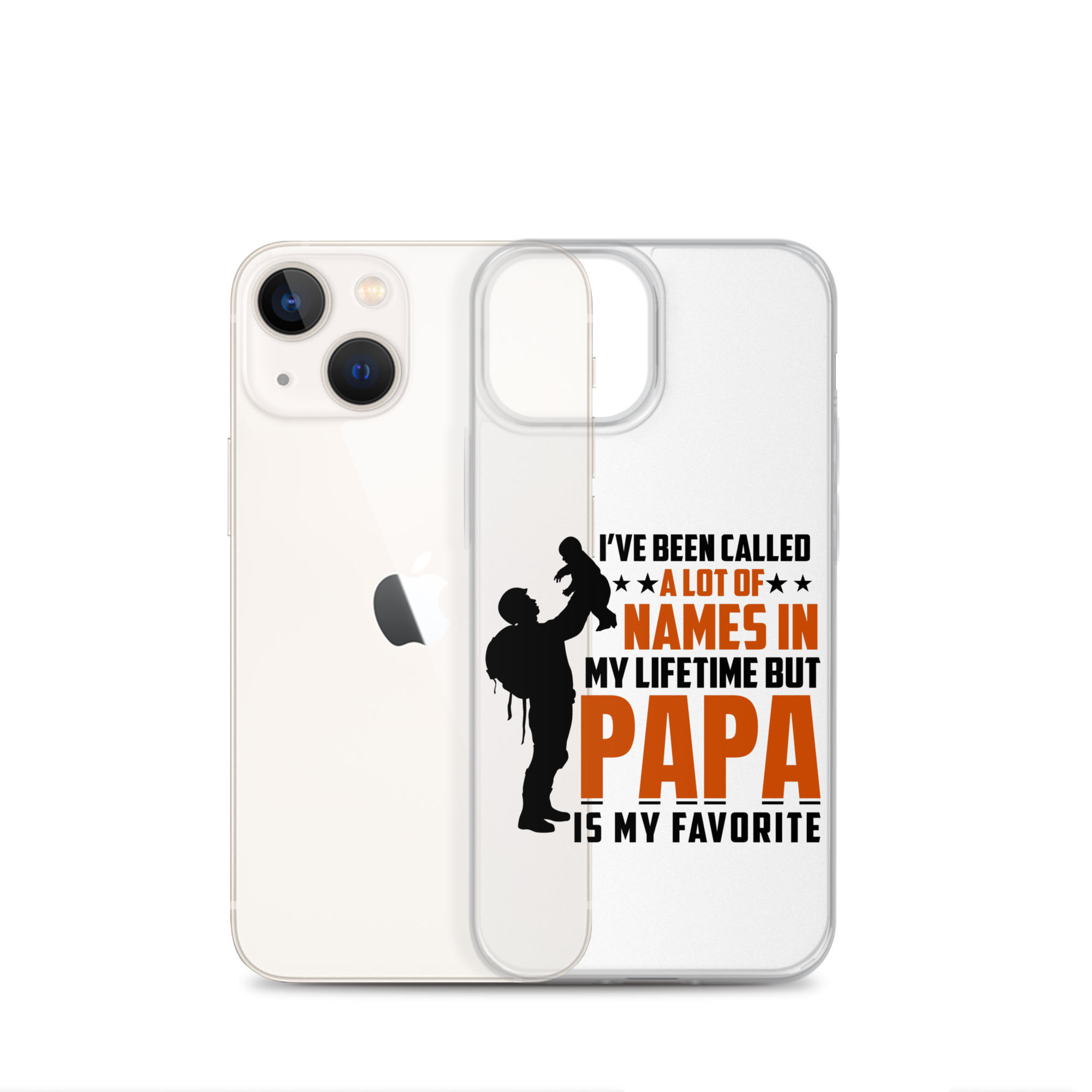 I've Been Called A Lot Of Names In My Lifetime But Papa Is My Favorite Clear Case for iPhone®