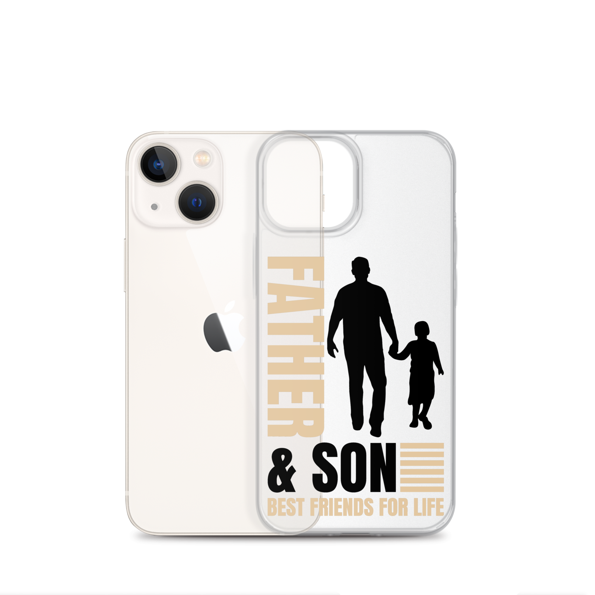 Father & Son Best Friends For Life Clear Case for iPhone®