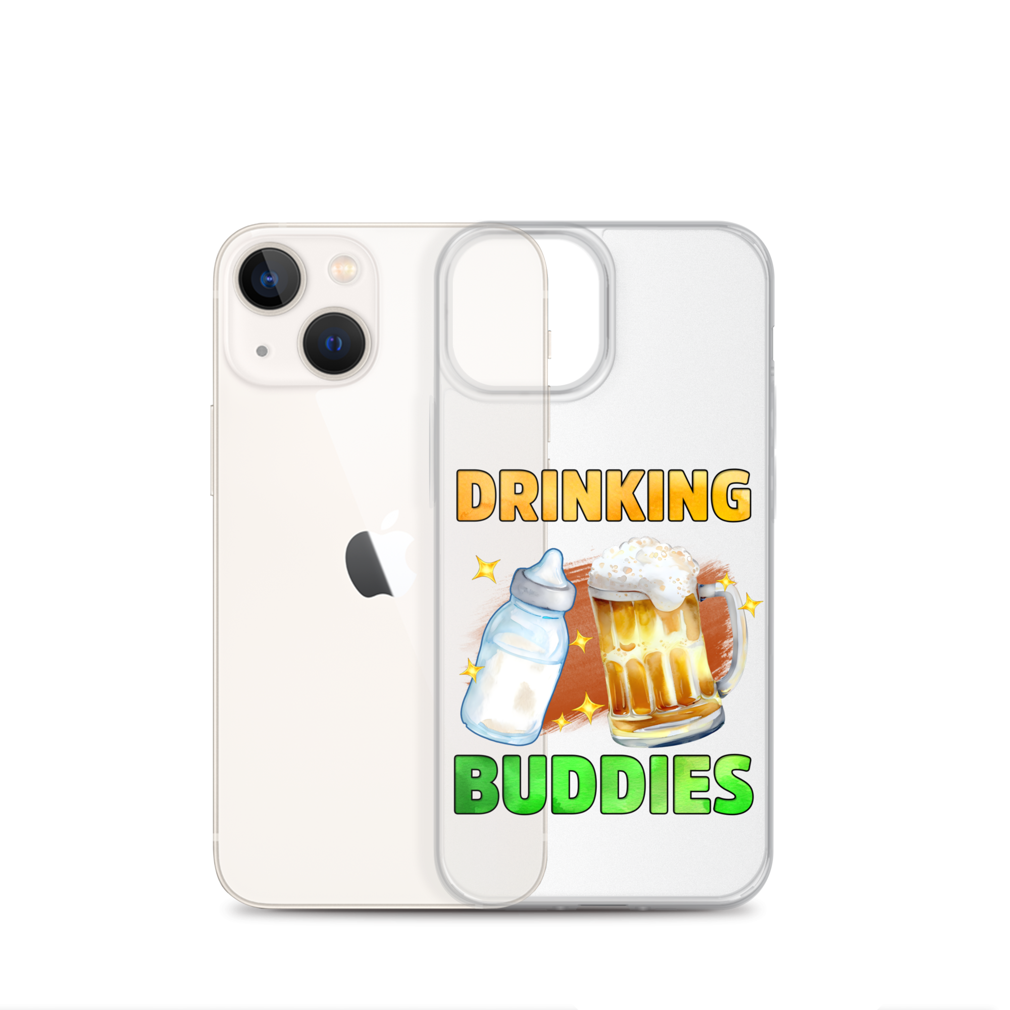 Drinking Buddies Clear Case for iPhone®