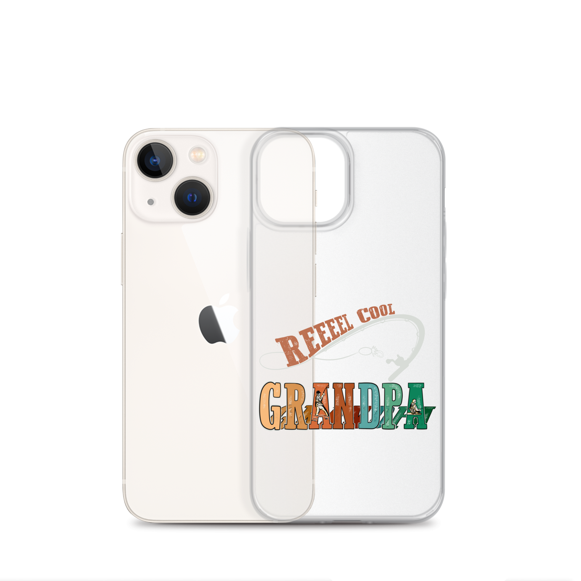 Reel Cool Grandpa Clear Case for iPhone®