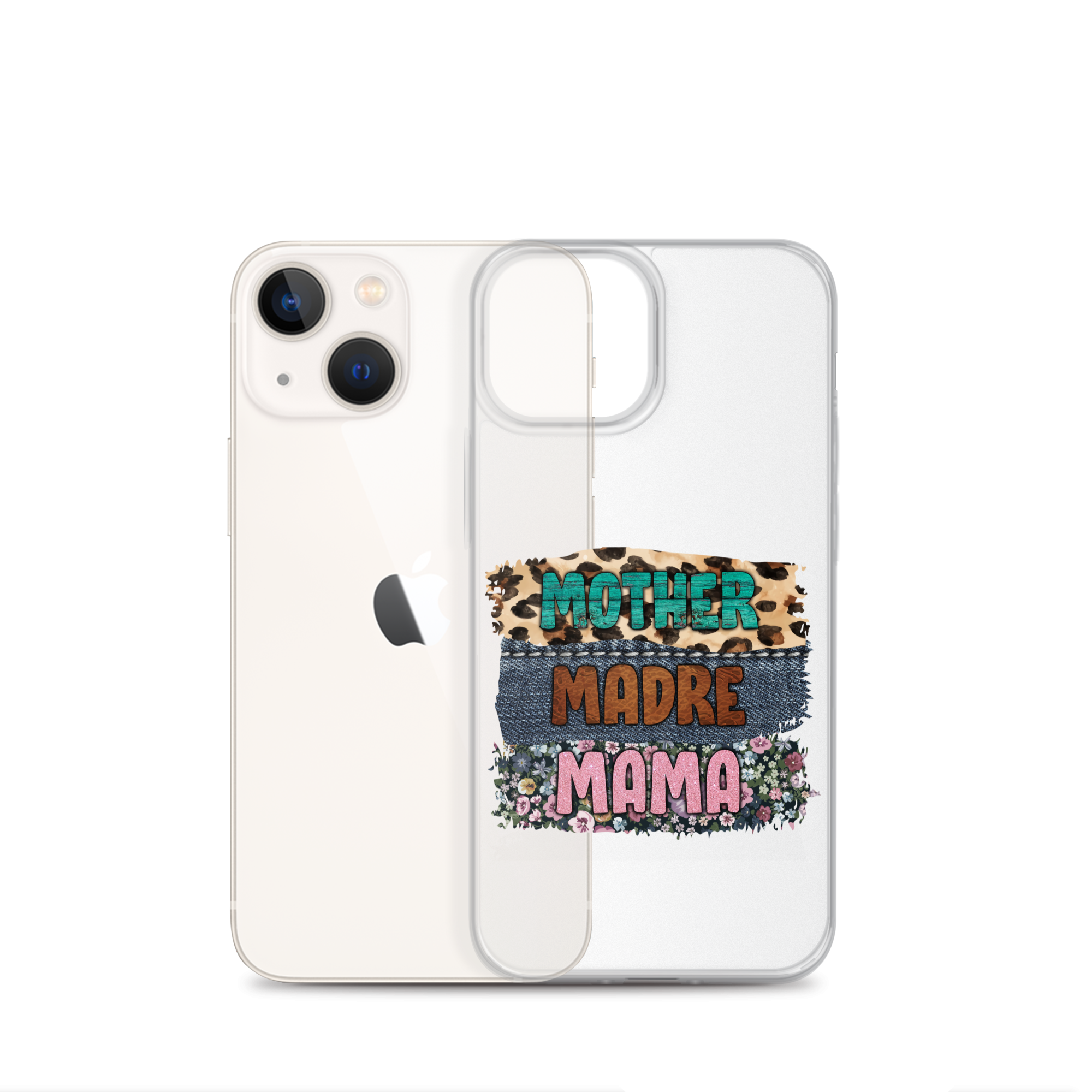 Mother, Mader, Mama Clear Case for iPhone®