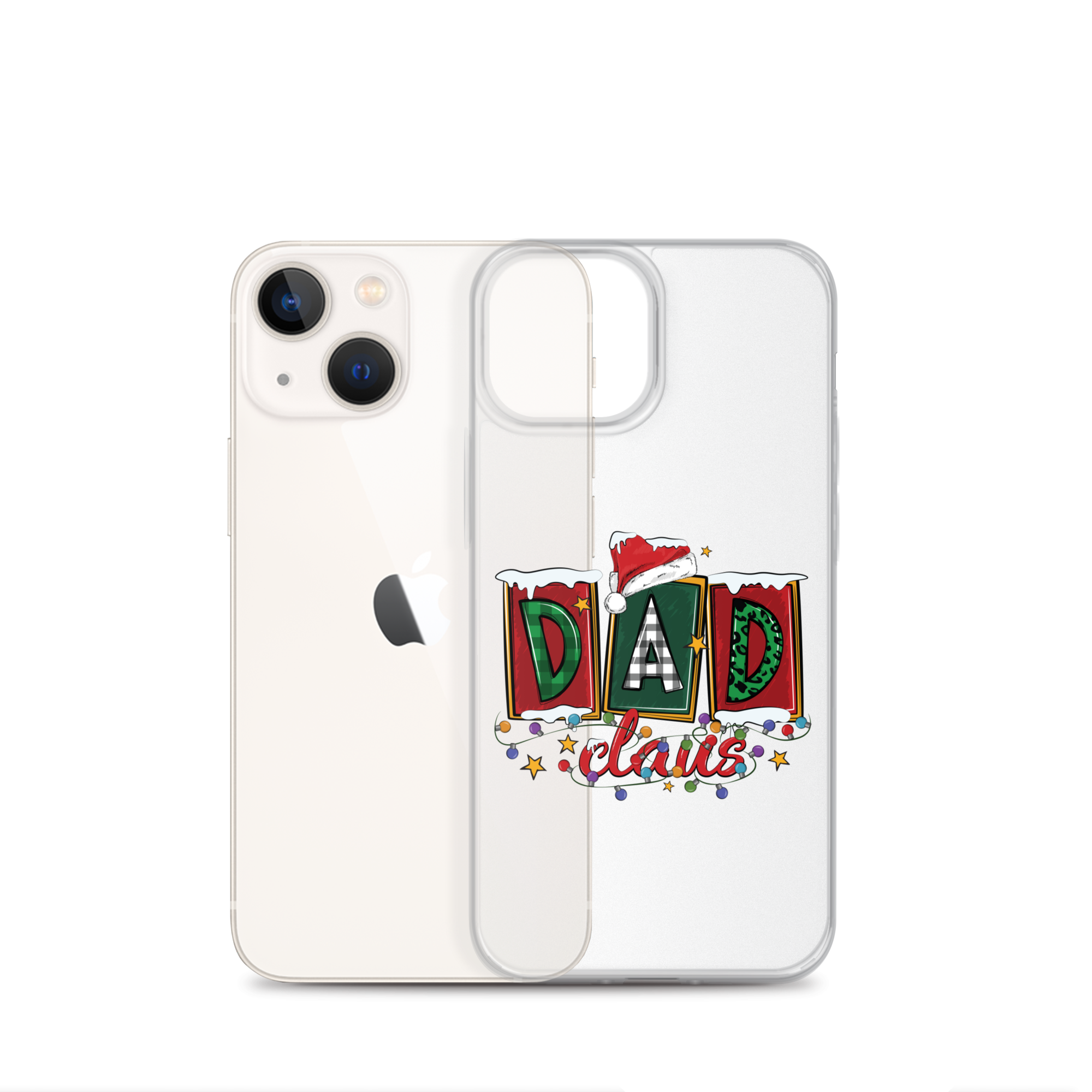 Dad Claus Clear Case for iPhone®