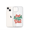 First Christmas As Dad Clear Case for iPhone®