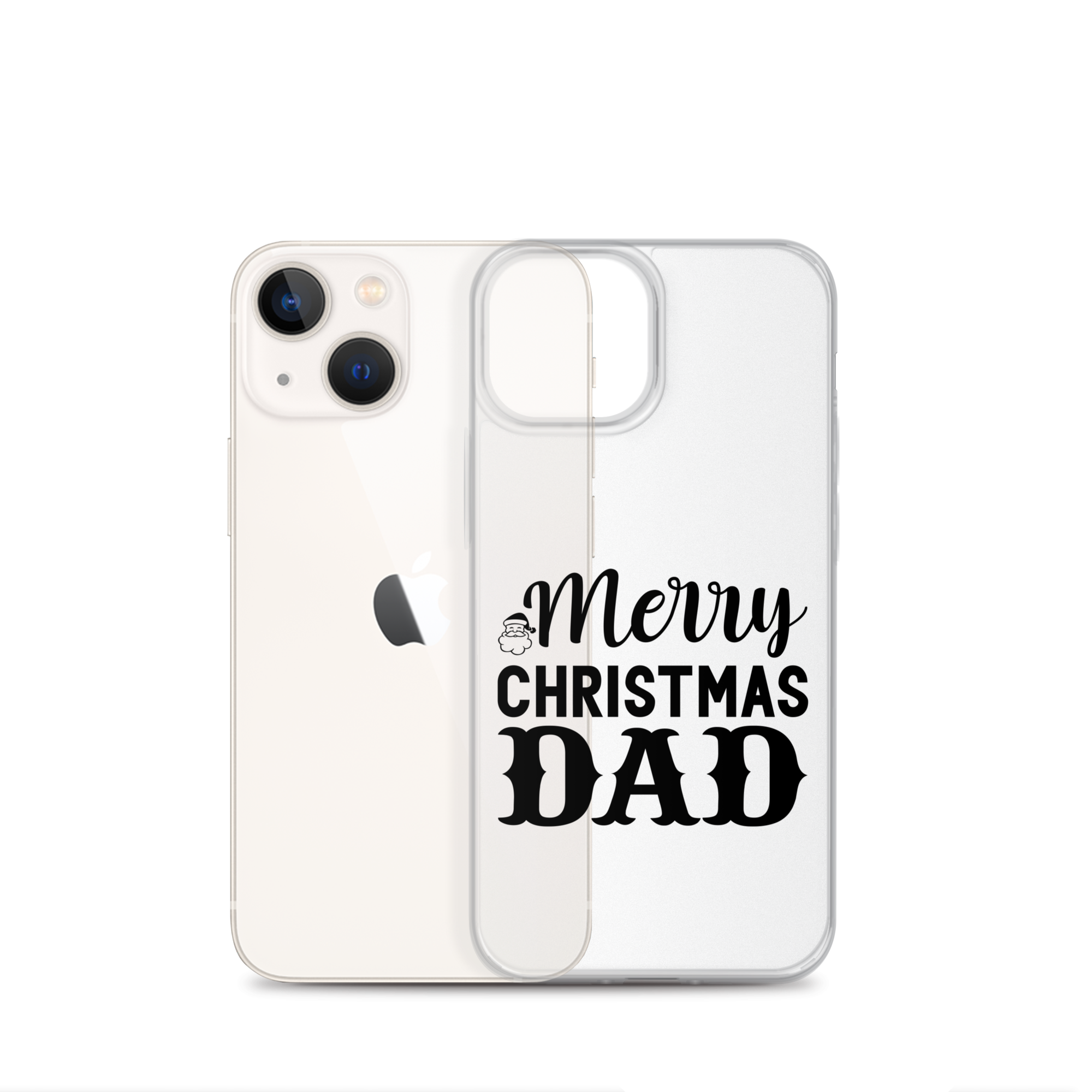 Merry Christmas Dad Clear Case for iPhone®