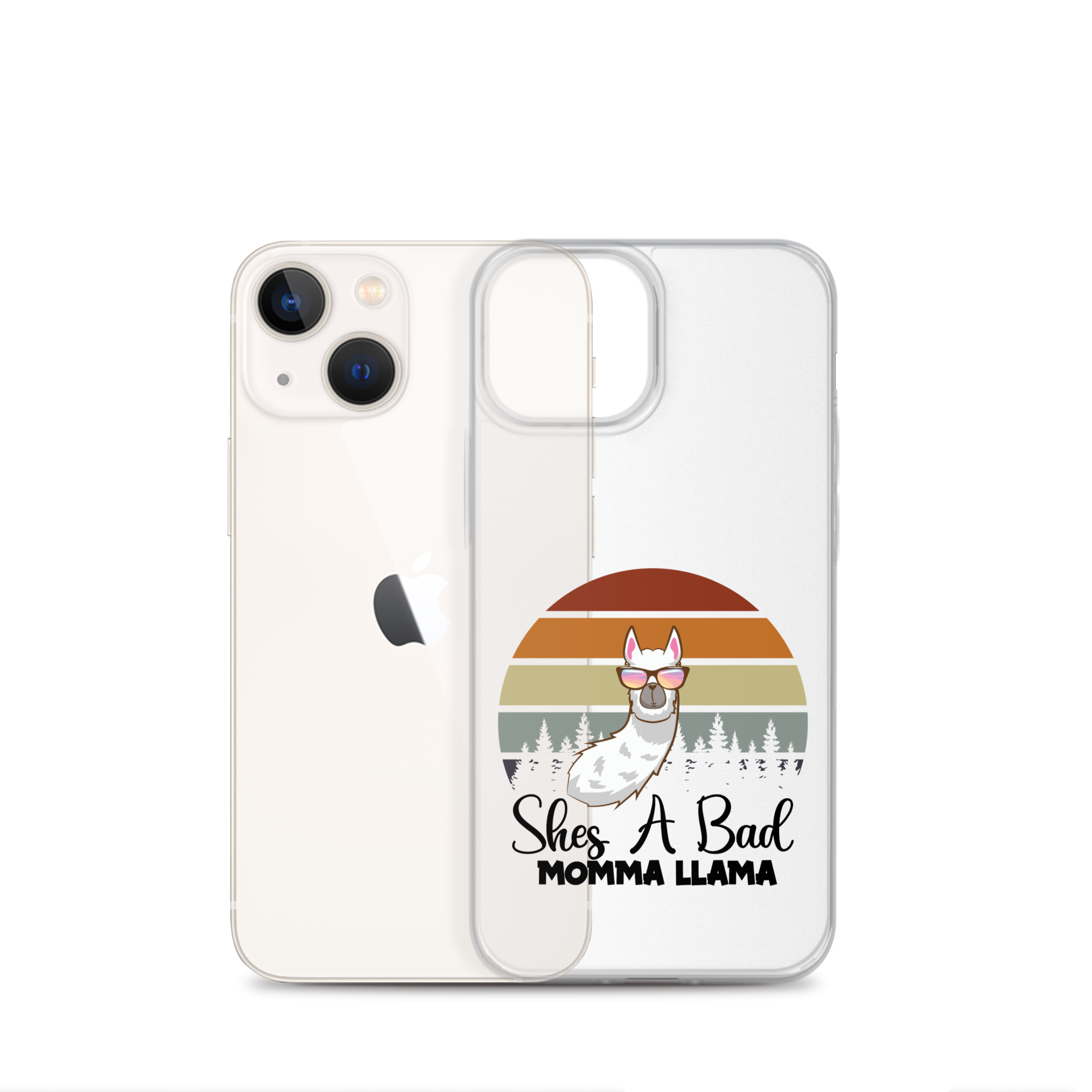 She's A Bad Momma Llama Clear Case for iPhone®