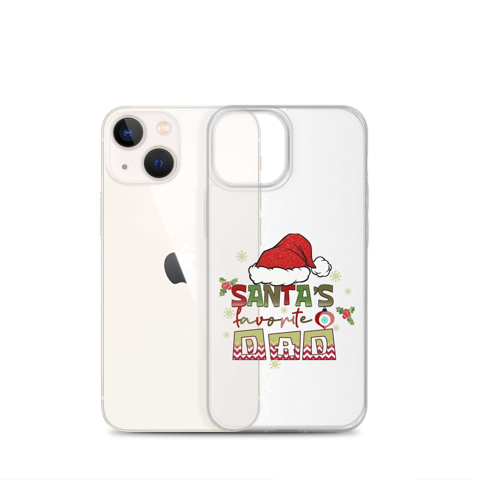 Santa's Favorite Dad Clear Case for iPhone®