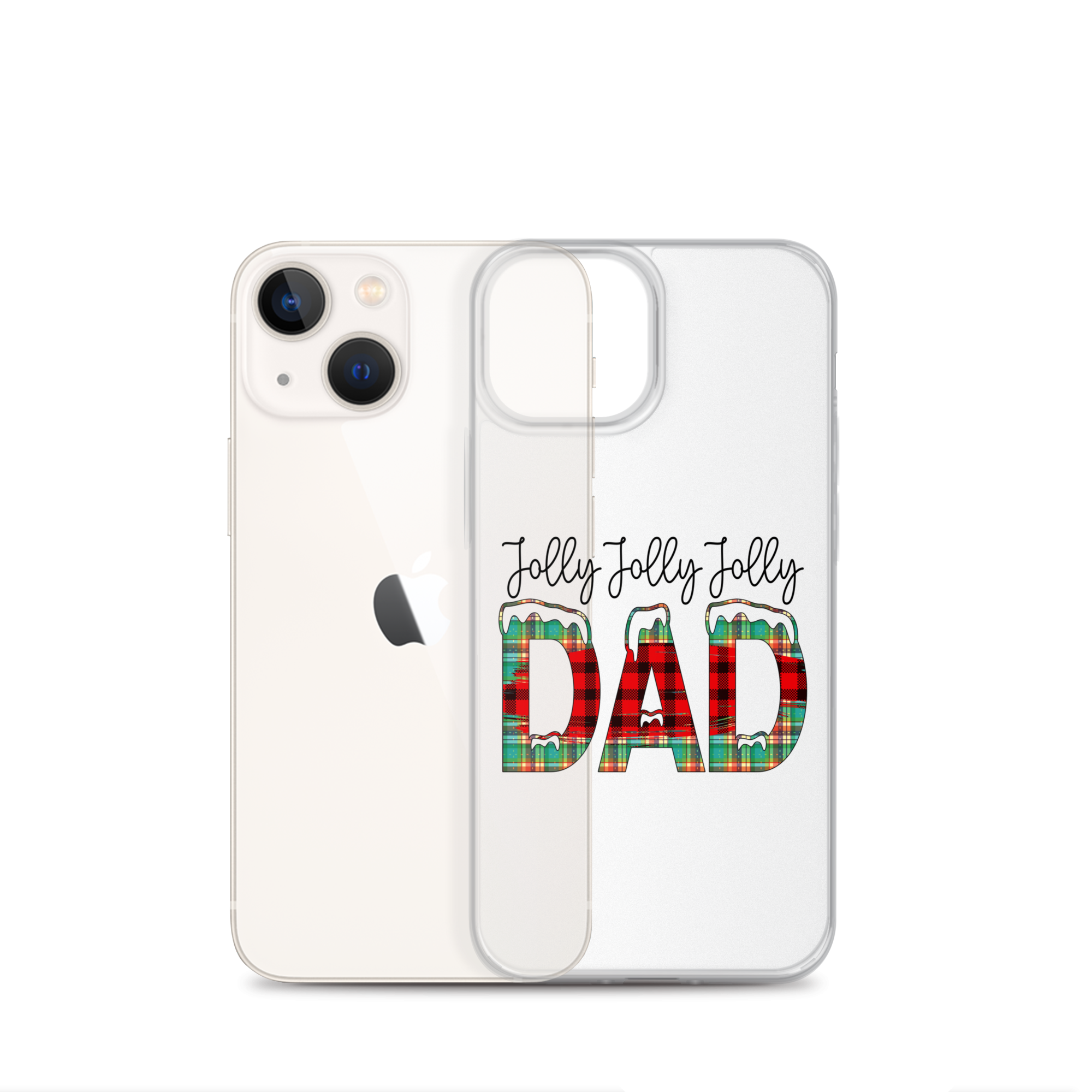 Jolly Jolly Jolly Dad Clear Case for iPhone®