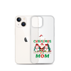 1st Christmas As A Mom Clear Case for iPhone®