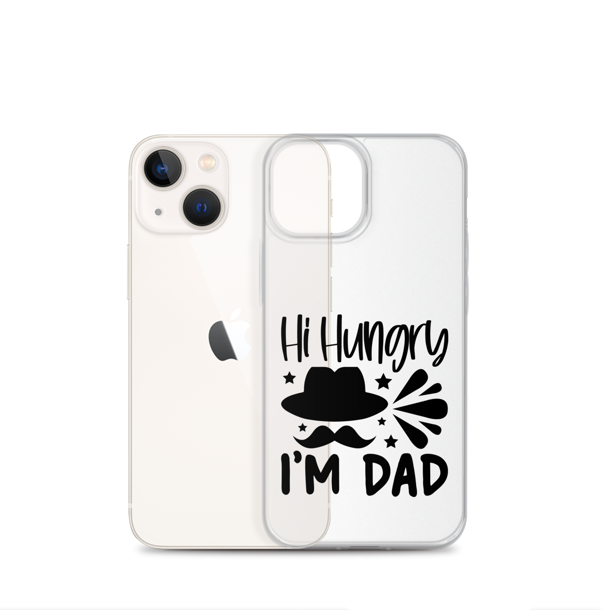 Hi, Hangry, I'm Dad. Clear Case for iPhone®