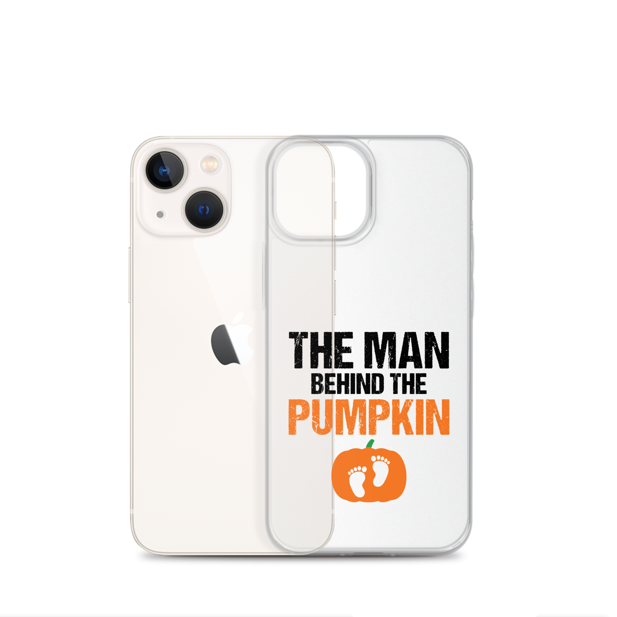 The Man Behind The Pumpkin Clear Case for iPhone®