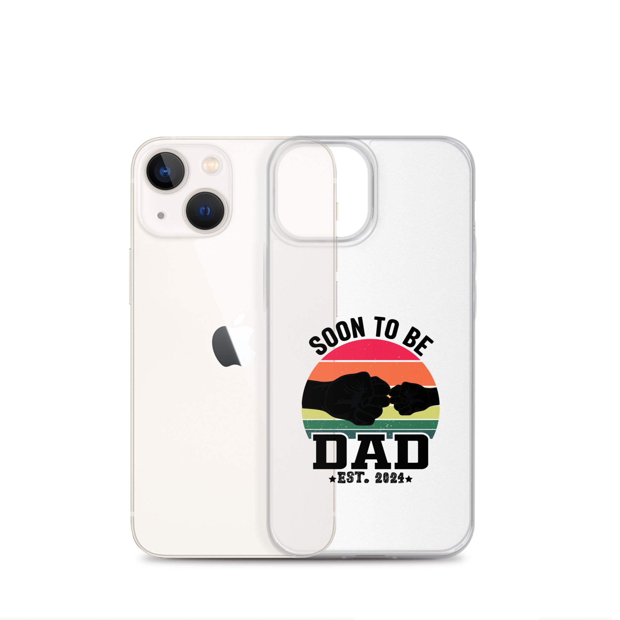 Soon To Be Dad Est. 2024 Clear Case for iPhone®