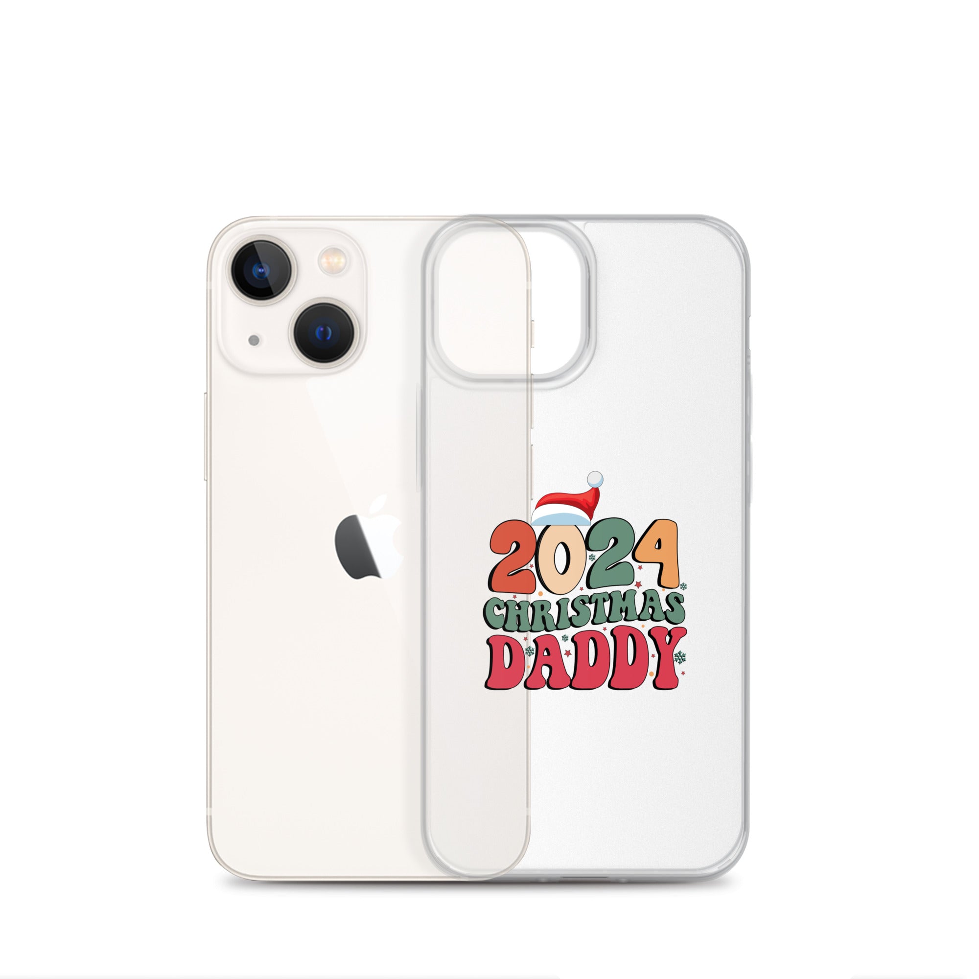 2024 Christmas Daddy Clear Case for iPhone®