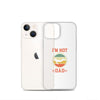 Im Not Sleeping Im Resting My Eyes Dad Clear Case for iPhone®