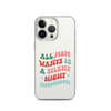 All Mama Wants Is A Silent Night Clear Case for iPhone®