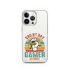 Dad By Day Gamer By Night Clear Case for iPhone®