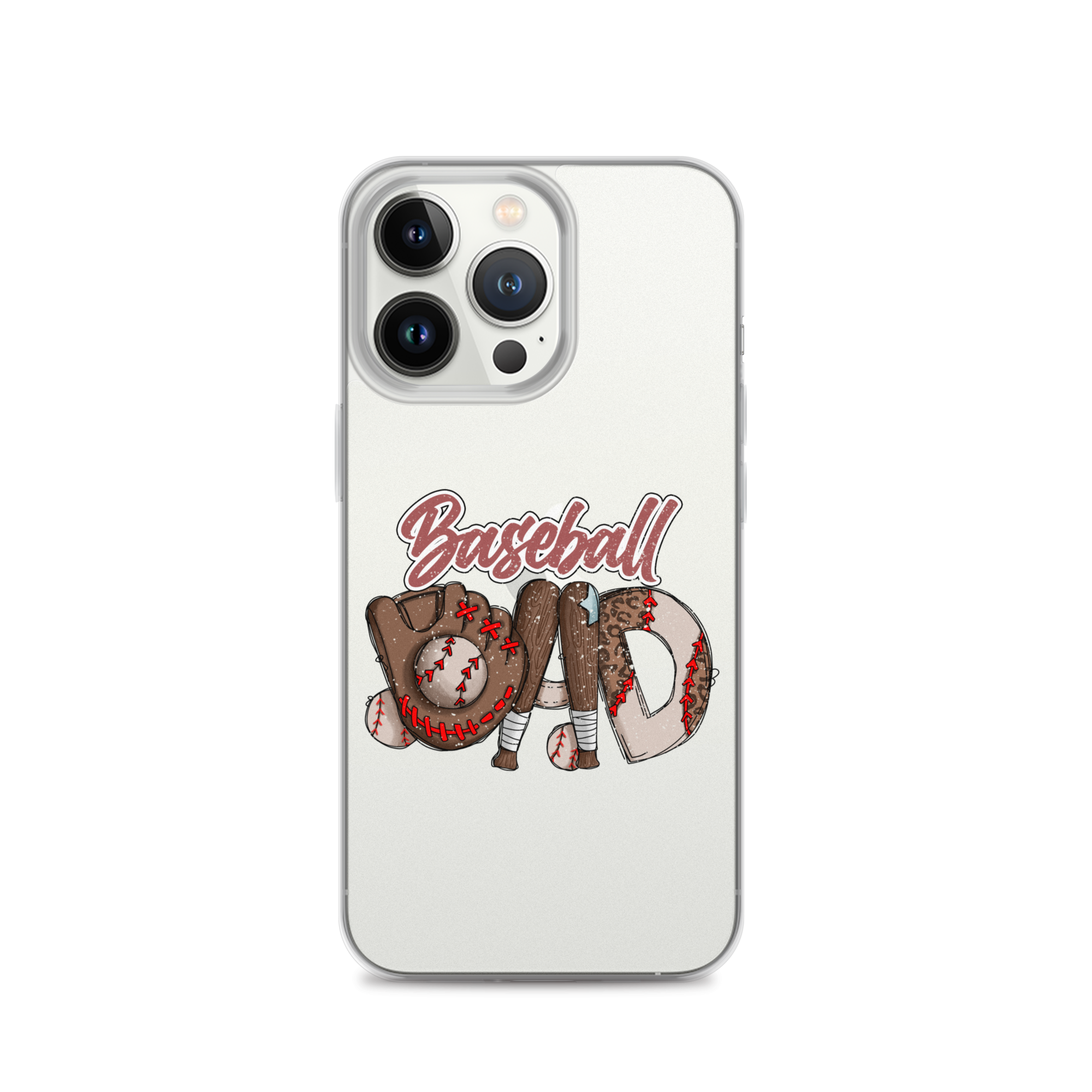 Baseball Dad Clear Case for iPhone®