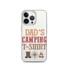 Dad's Camping T-Shirt Clear Case for iPhone®