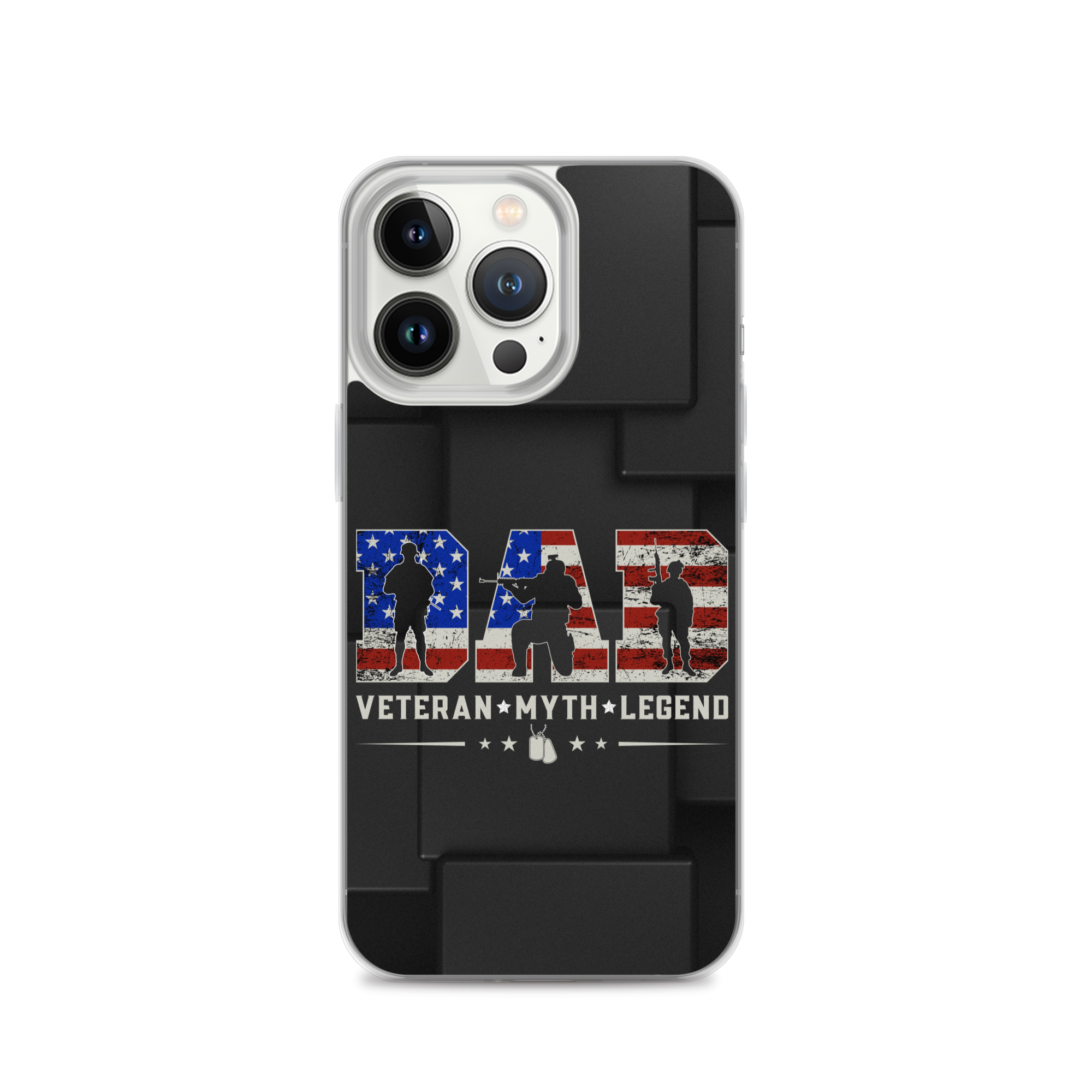 Dad Veteran Myth Legend Clear Case for iPhone®