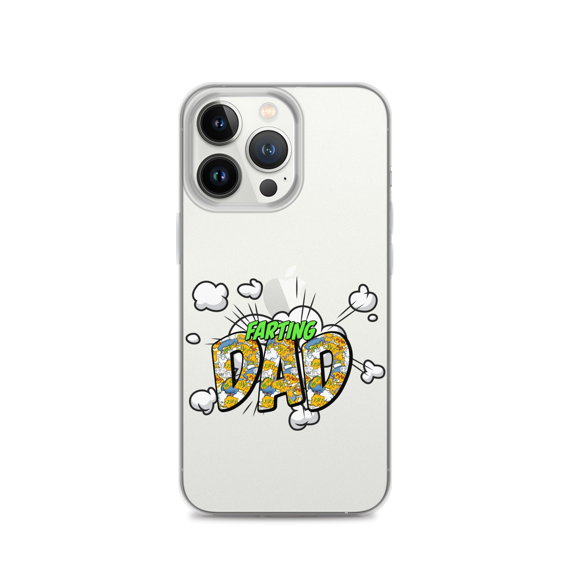 Farting Dad Clear Case for iPhone®