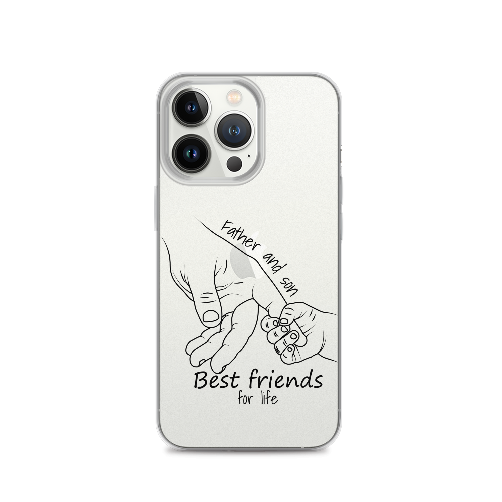 Father And Son Best Friends For Life Clear Case for iPhone®