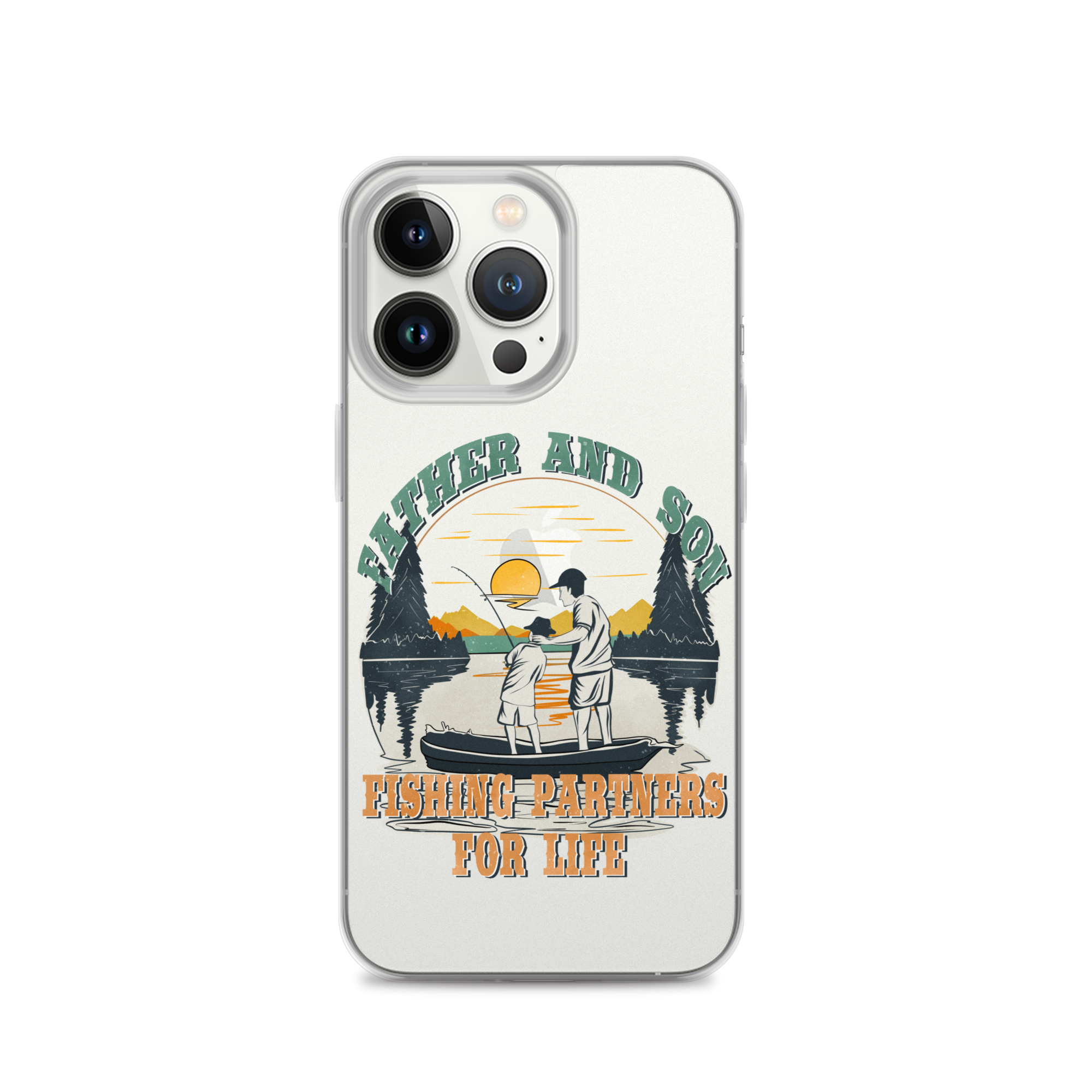 Father And Son Fishing Partners For Life Clear Case for iPhone®